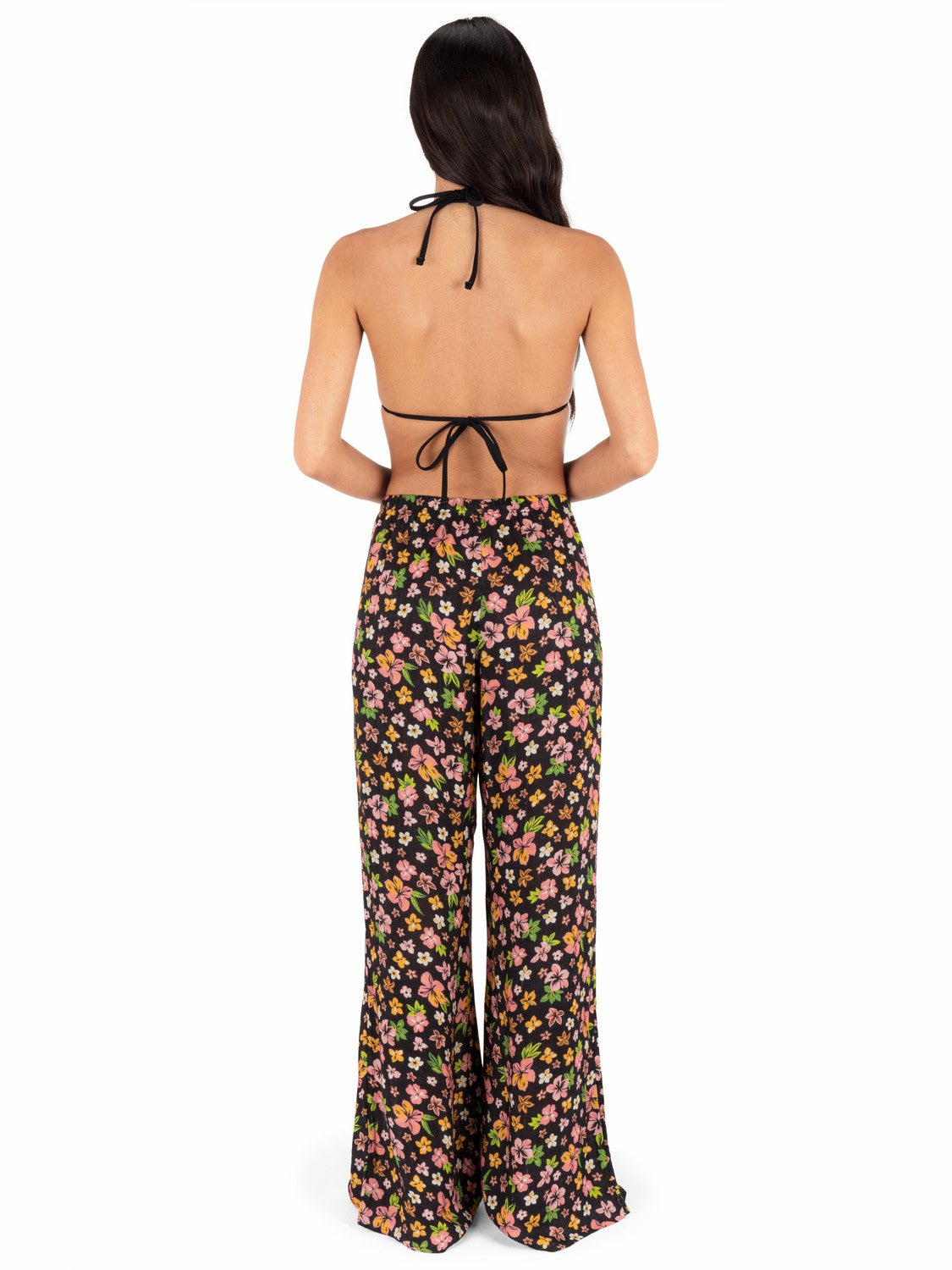 Hibiscus Dream Beach Pant | Hurley Black Floral Cover Ups
