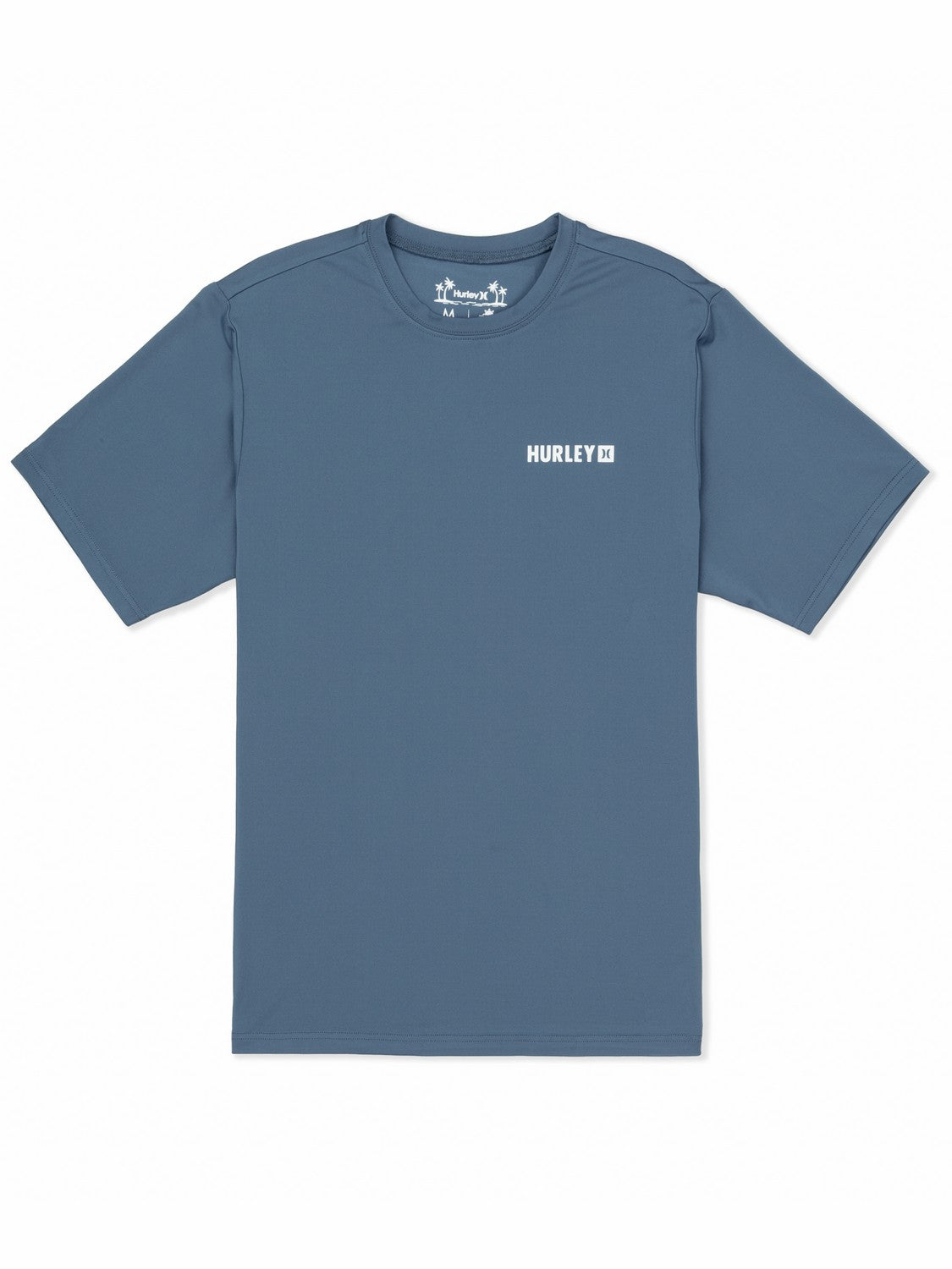 Hybrid UPF Short Sleeve | Hurley Grey Teal Rashguards & Surf Shirts