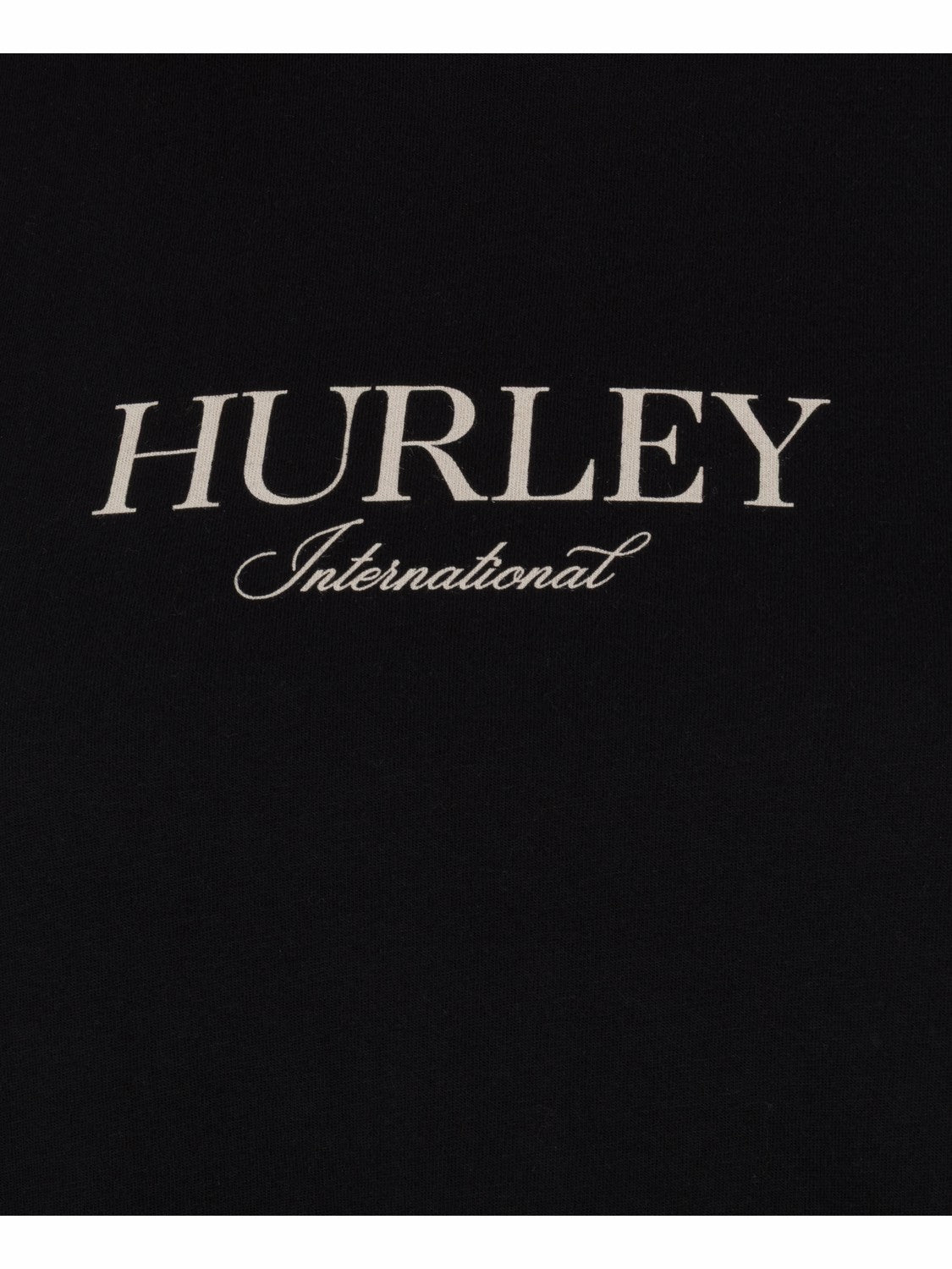 Floreal Long Sleeve Crop T-Shirt | Hurley BLACK Tops