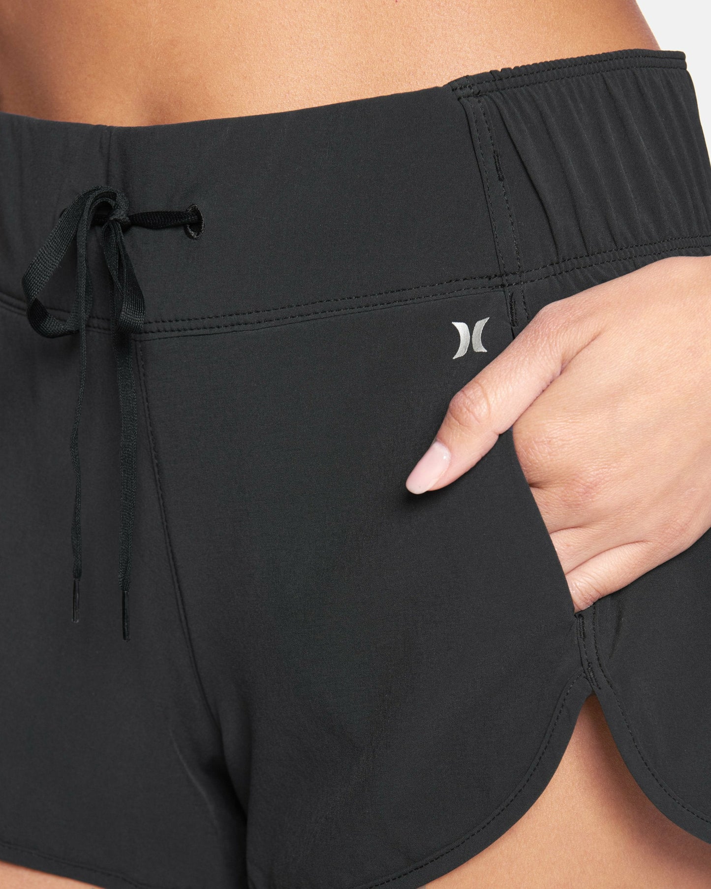 Aquas Solid 2.5" Boardshorts | Hurley Black Boardshorts
