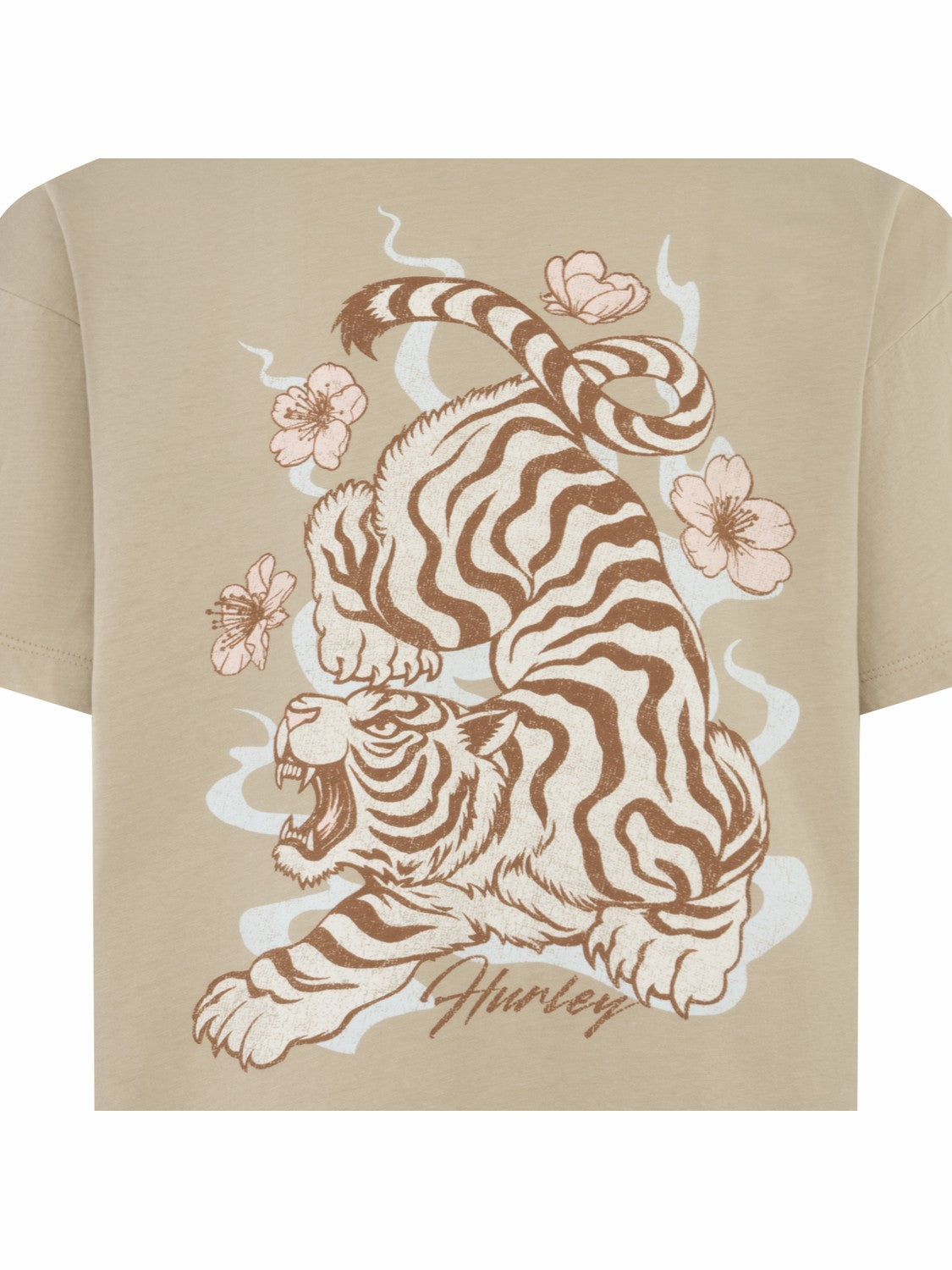 Girls' Oversized Graphic T-Shirt | Hurley Playa Sand Girls' Tops