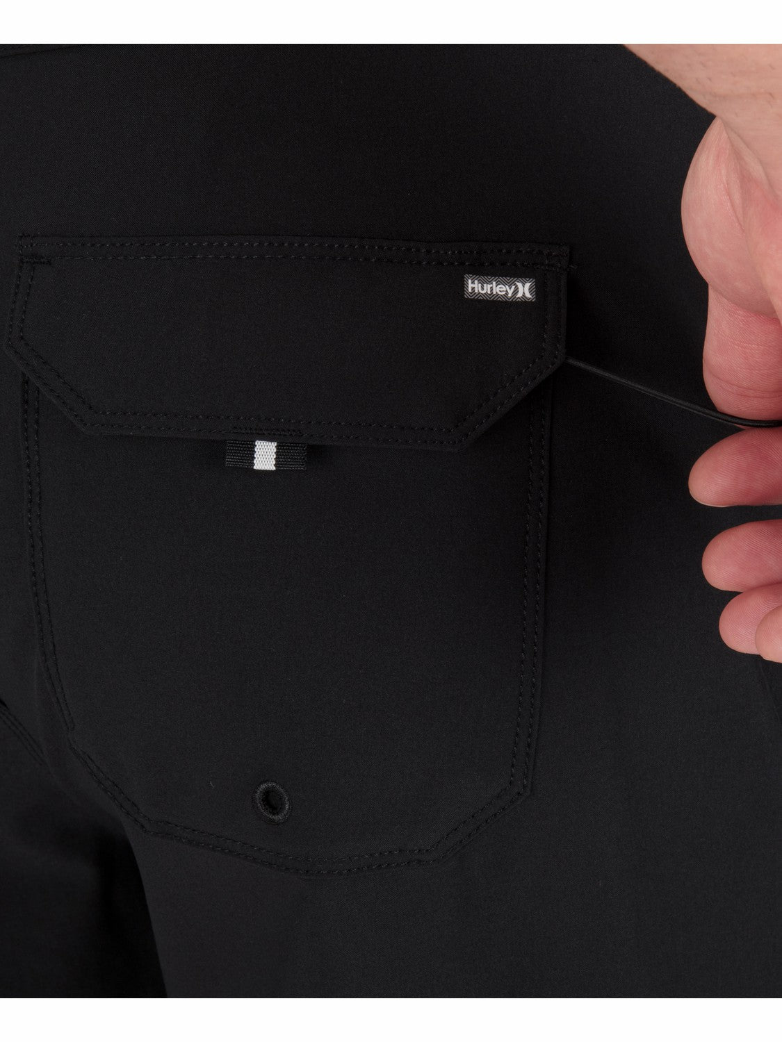 Phantom Eco One & Only Solid 18" | Hurley Black Boardshorts