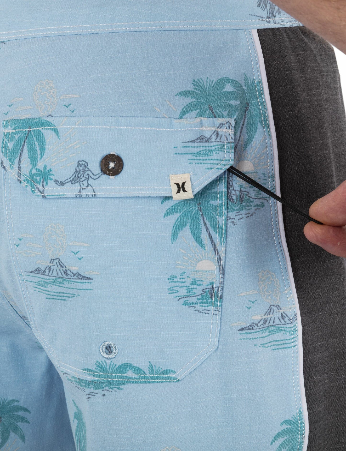 Phantom Naturals Blocked Session Boardshort 16" | Hurley EIFEL BLUE Boardshorts