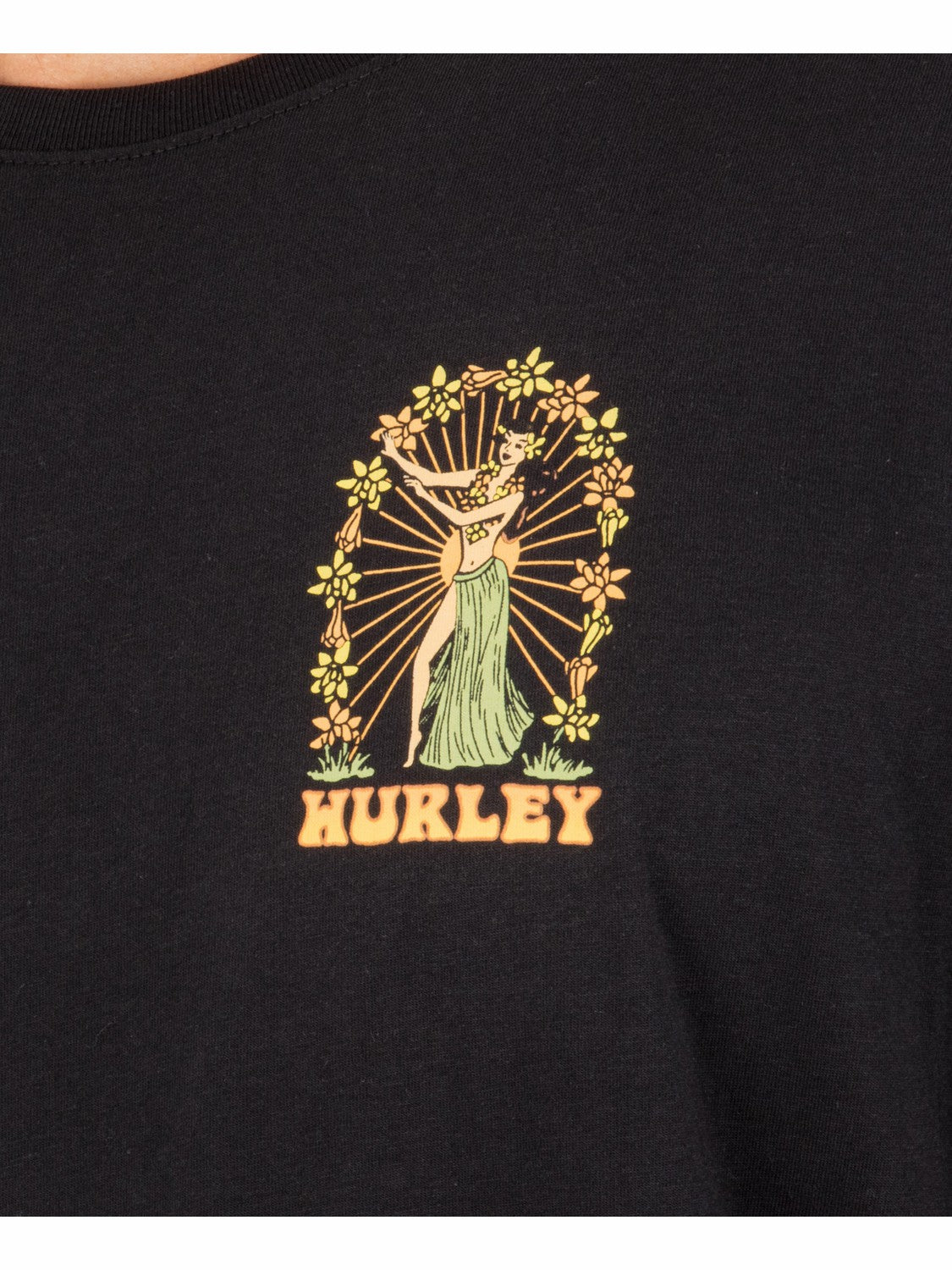Island Time Short Sleeve | Hurley Black T-Shirts