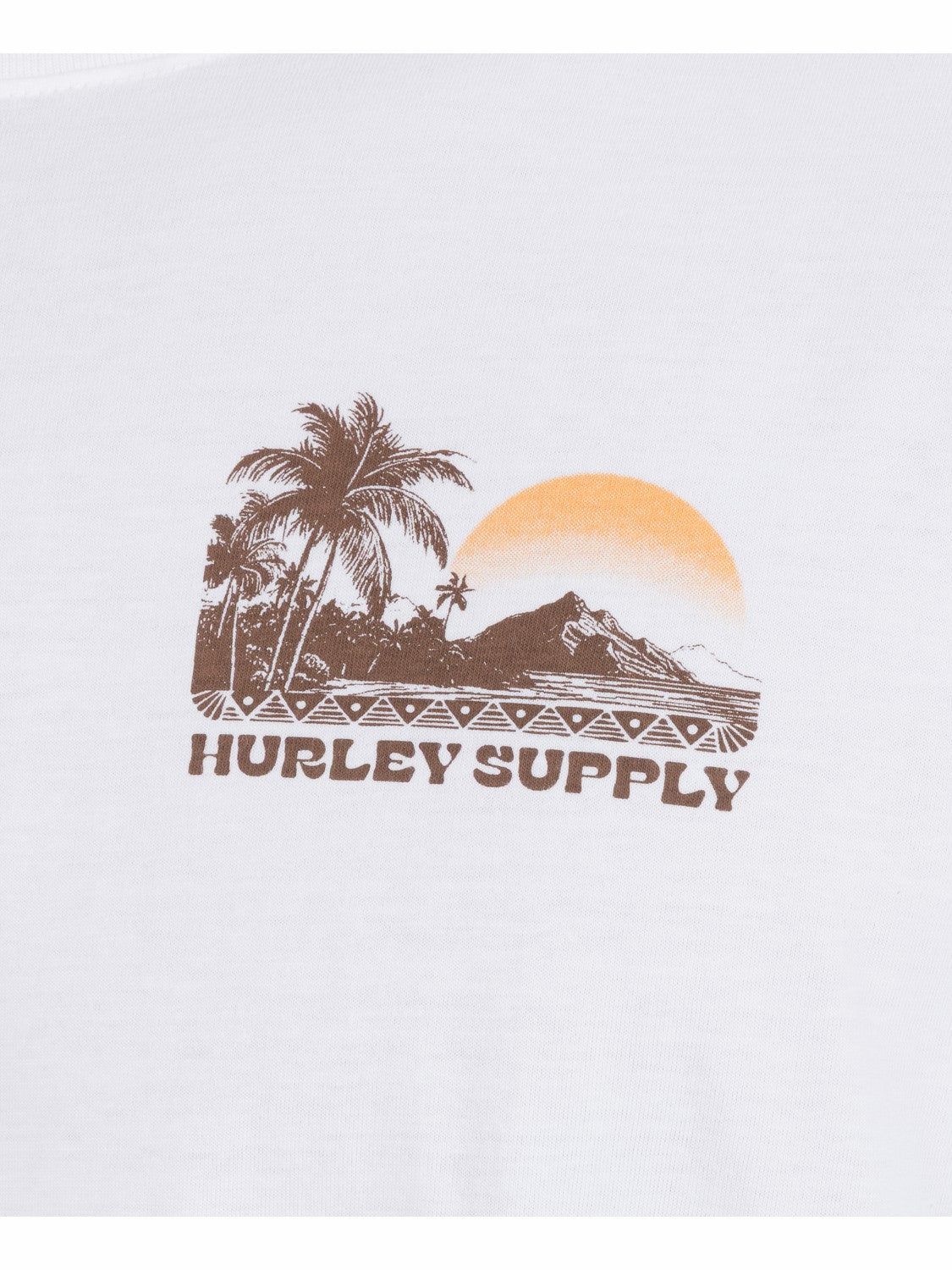 Island Scape Short Sleeve | Hurley White T-Shirts