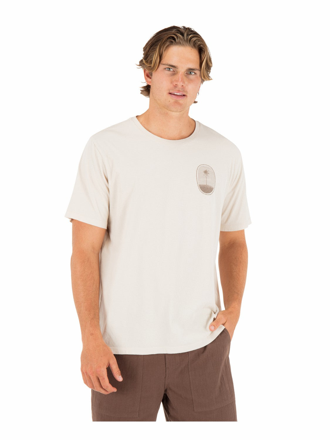 Seclusion Short Sleeve | Hurley Bone T-Shirts