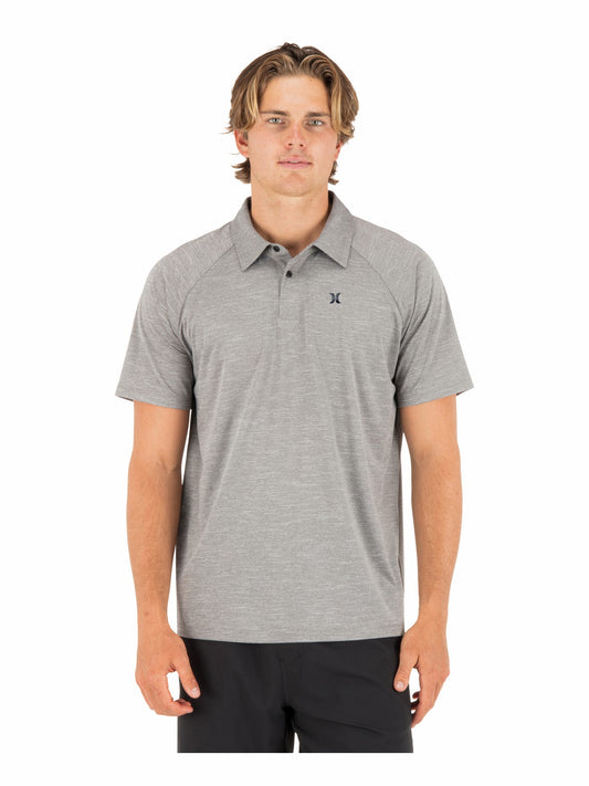 H2O Dri Outback Polo Short Sleeve | Hurley Stone Grey Polo Shirts