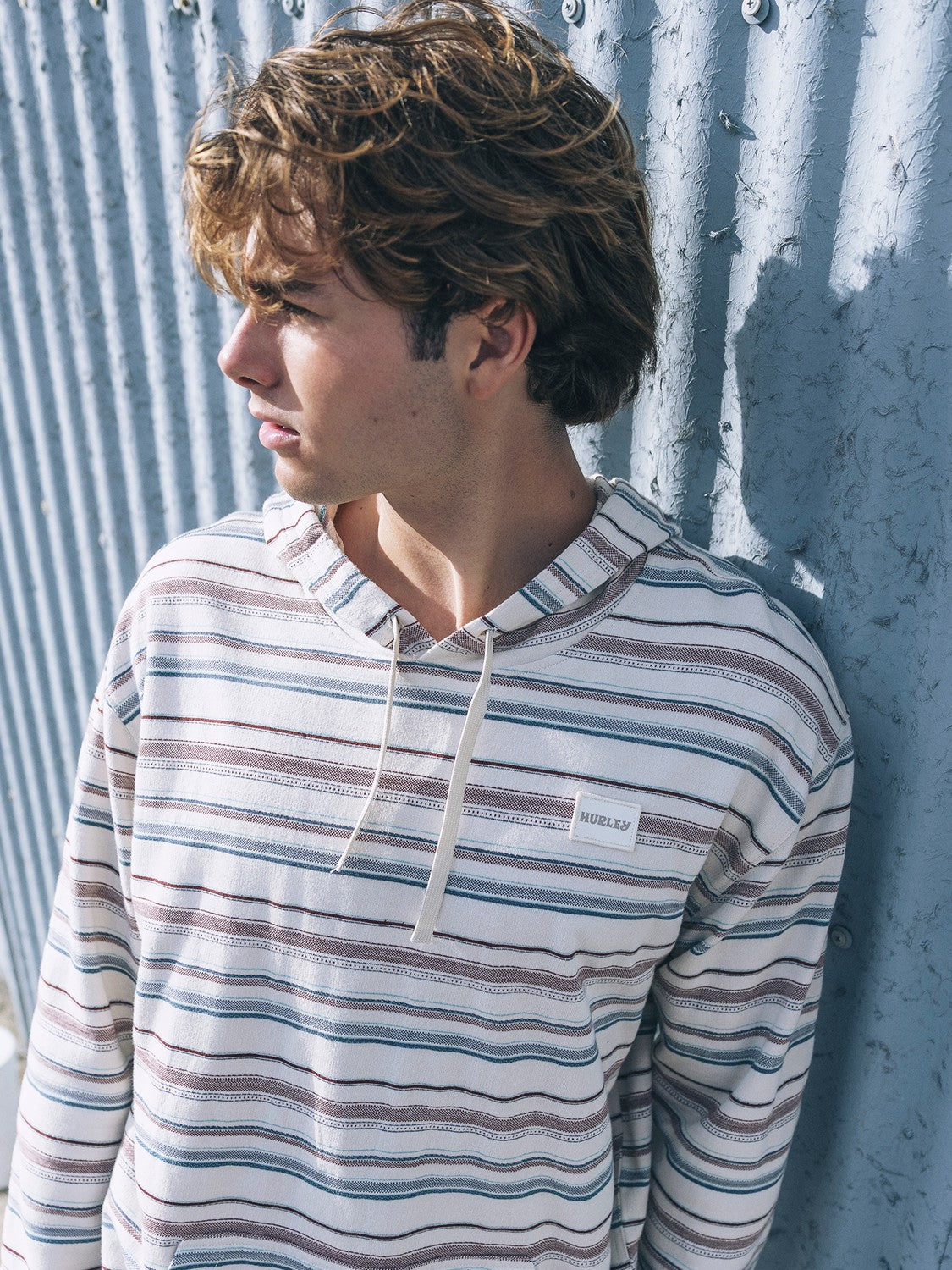 OG Hooded Poncho | Hurley Bone Hoodies & Sweatshirts
