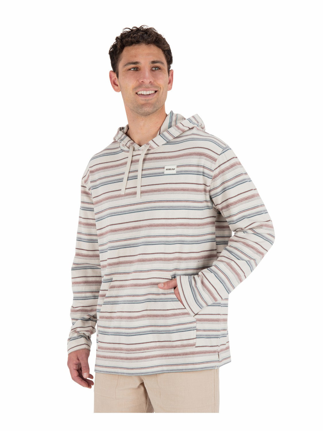 OG Hooded Poncho | Hurley Bone Hoodies & Sweatshirts