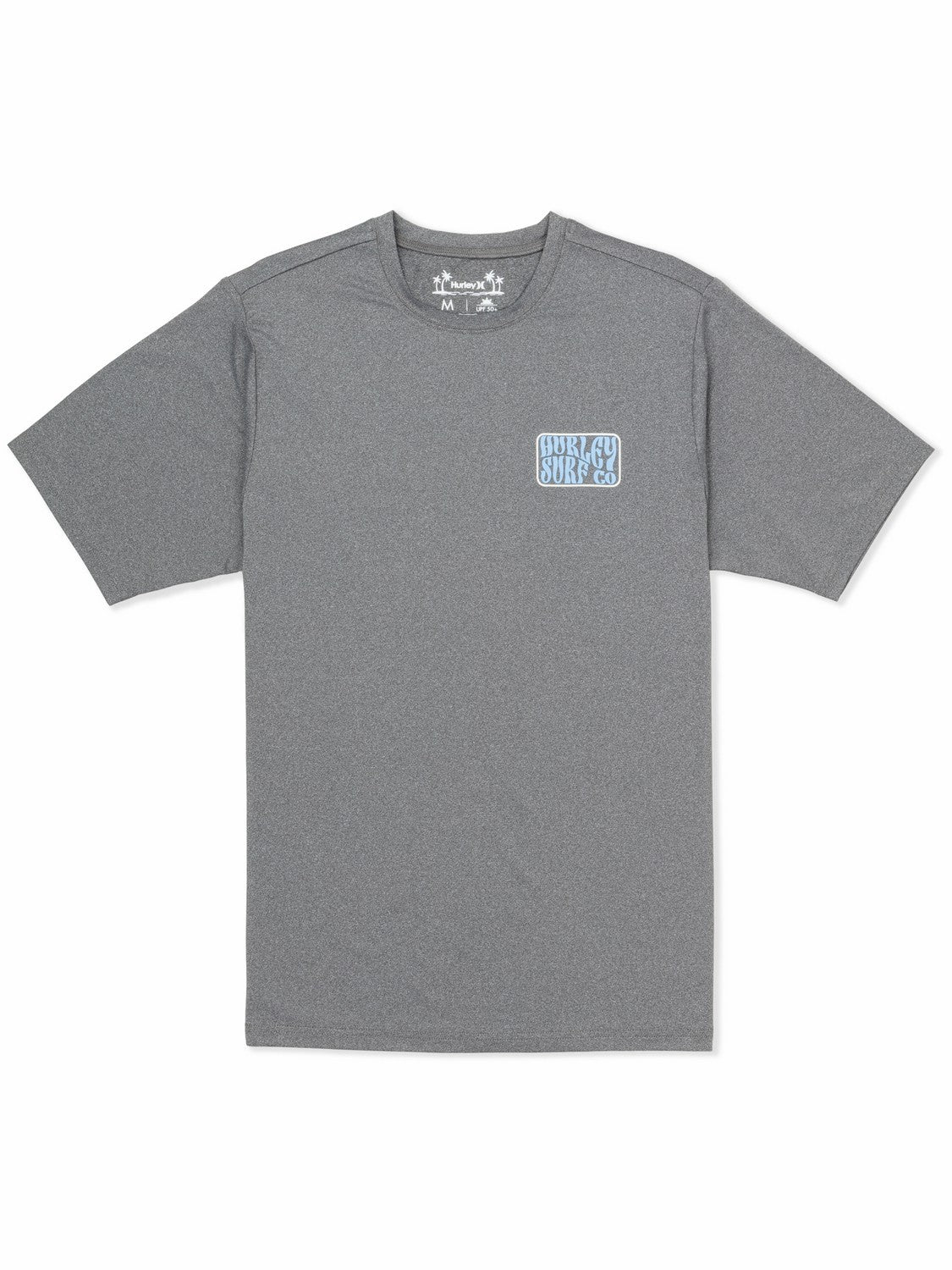 Hybrid UPF Short Sleeve | Hurley Ion Grey Heather Rashguards & Surf Shirts