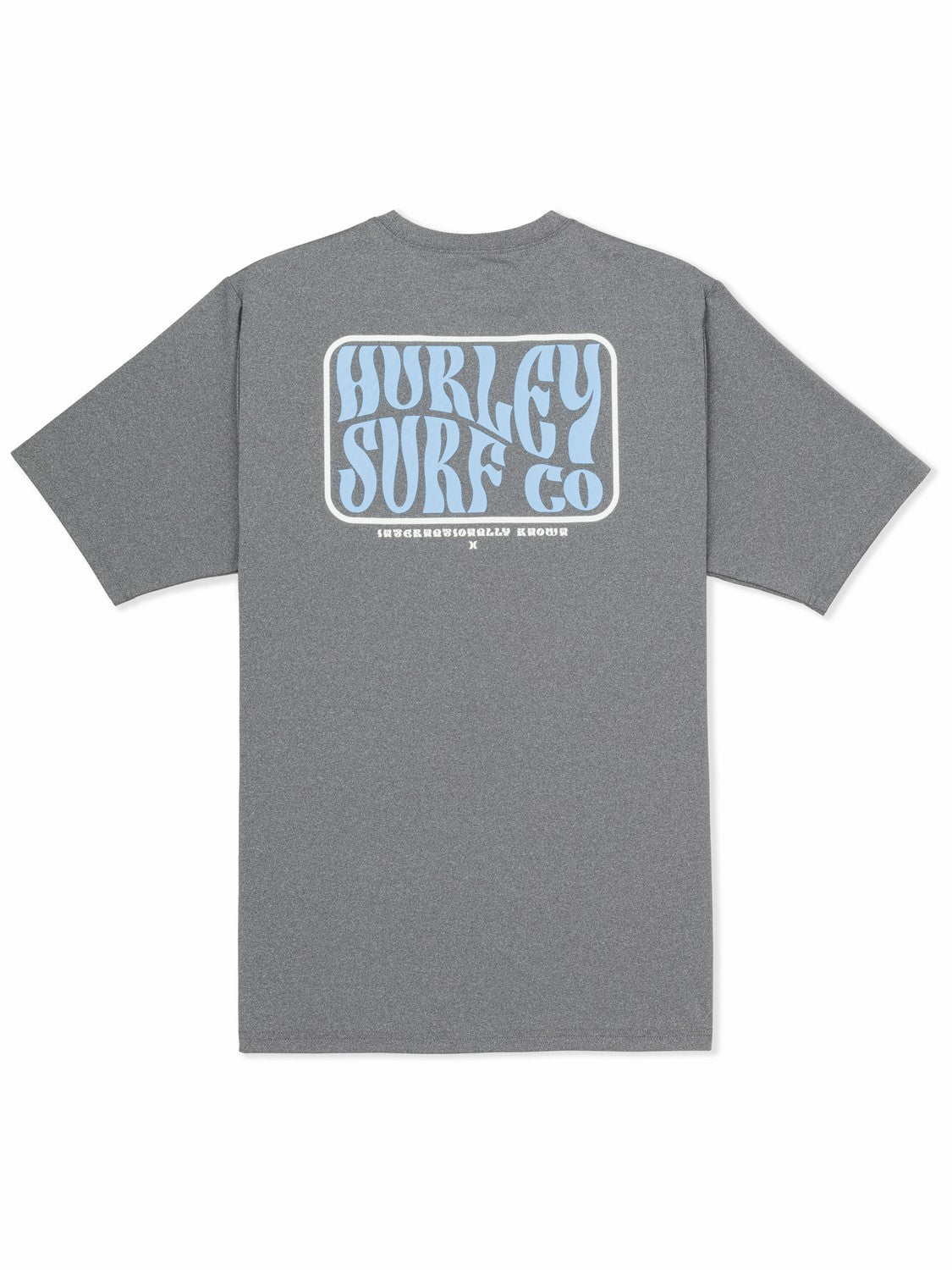 Hybrid UPF Short Sleeve | Hurley Ion Grey Heather Rashguards & Surf Shirts