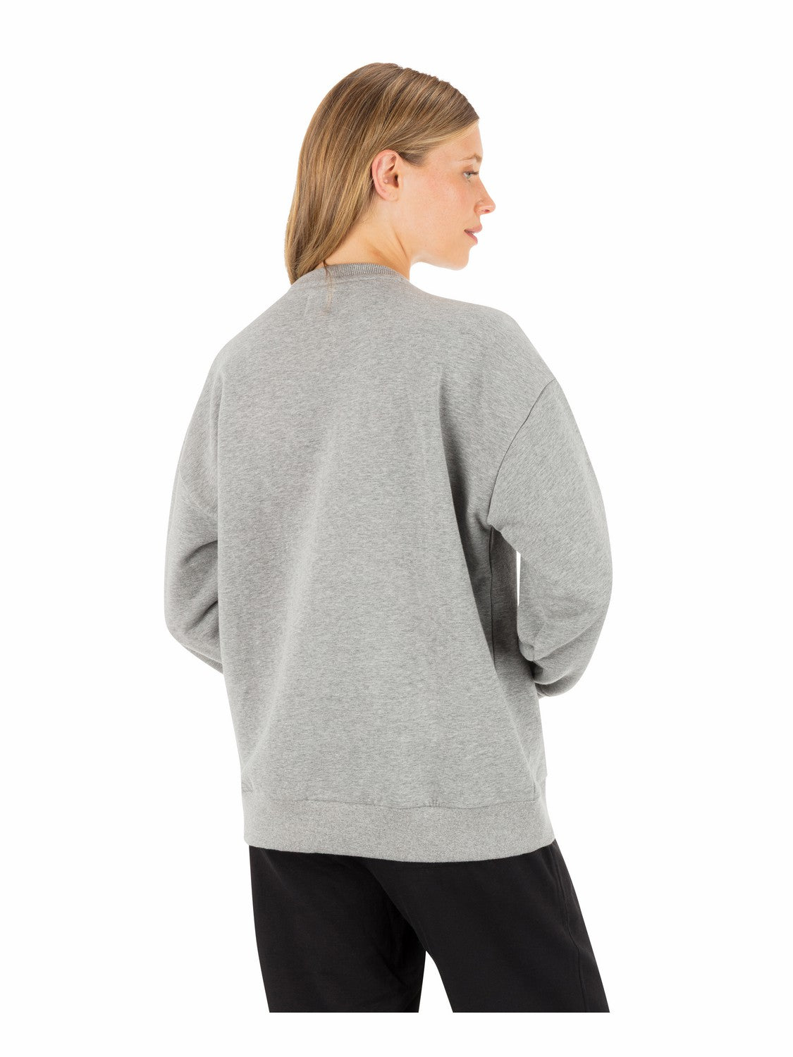 Academy Oversized Crew | Hurley Grey Heather Sweatshirts & Sweaters