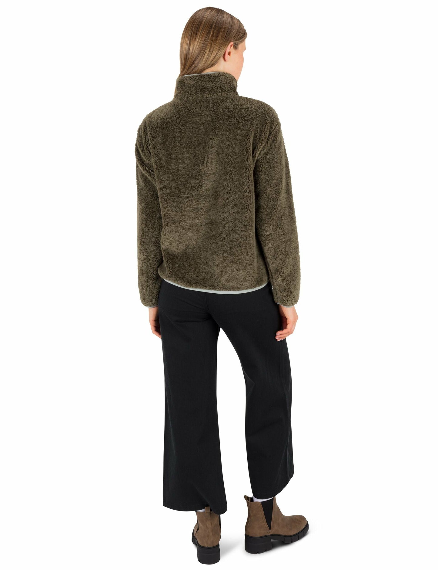 Scout Polar Fleece Anorak | Hurley Vintage Olive Jackets & Outerwear