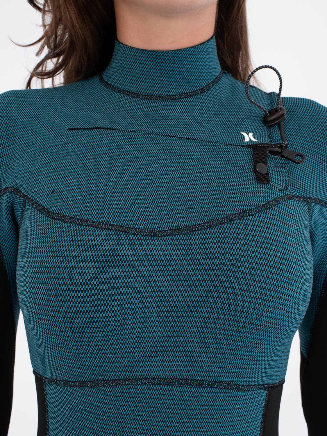 Plus 4/3Mm Fullsuit | Hurley Black/Skyblue Wetsuits