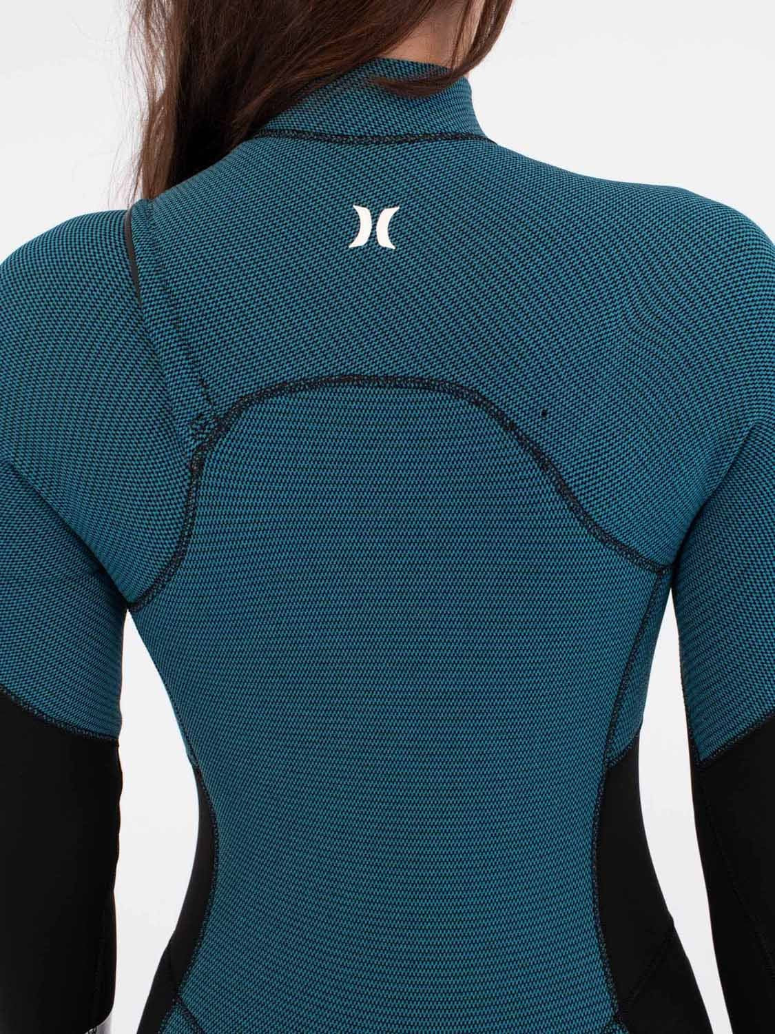 Plus 4/3Mm Fullsuit | Hurley Black/Skyblue Wetsuits