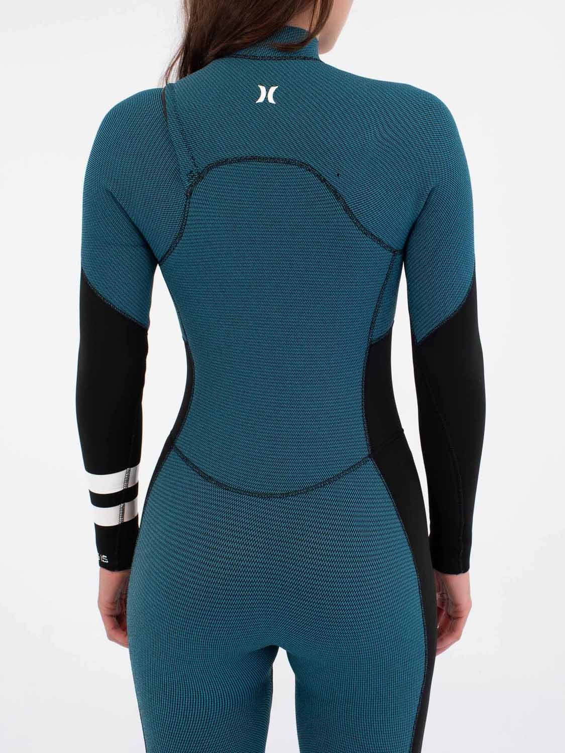 Plus 4/3Mm Fullsuit | Hurley Black/Skyblue Wetsuits