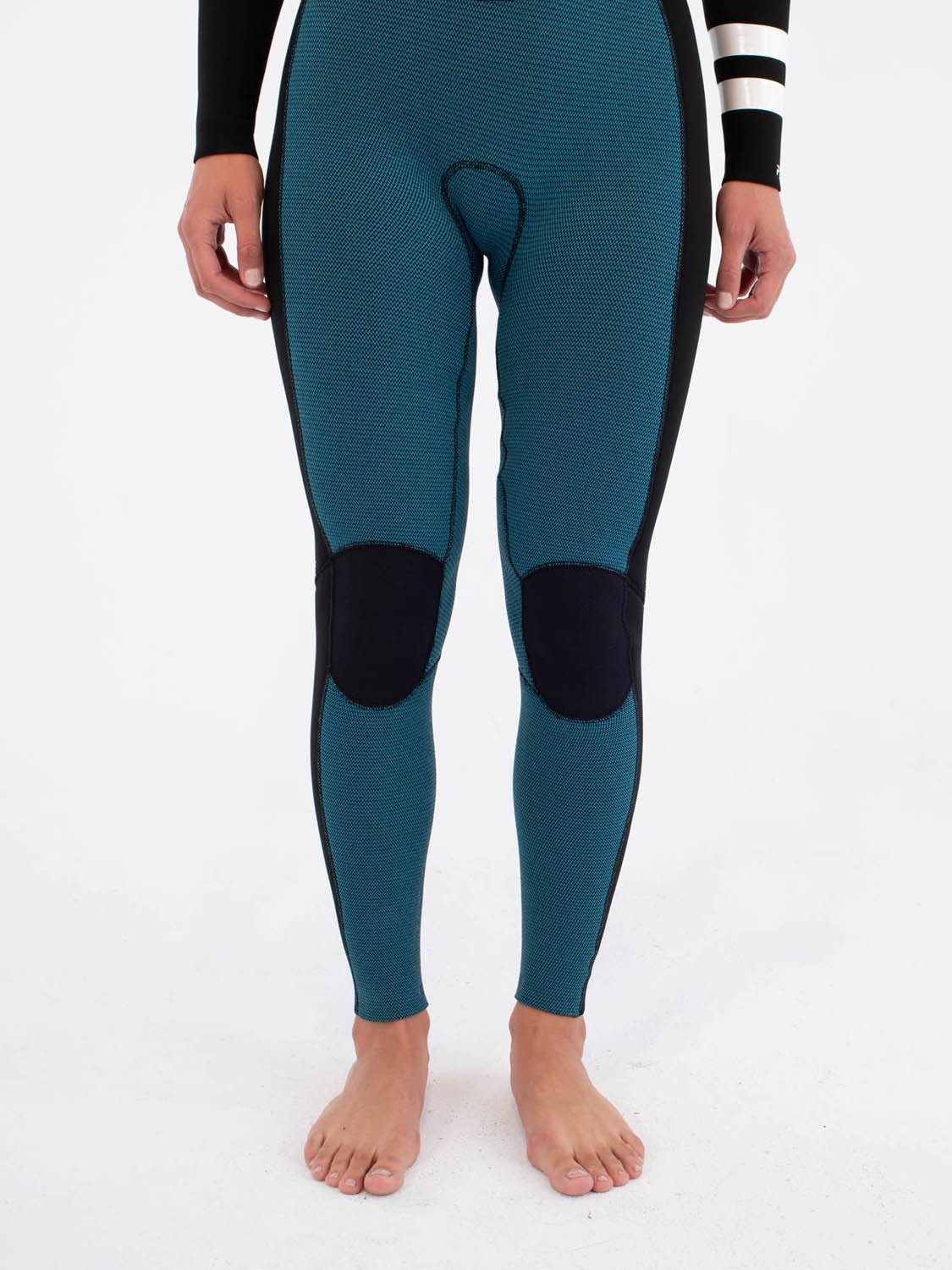 Plus 4/3Mm Fullsuit | Hurley Black/Skyblue Wetsuits