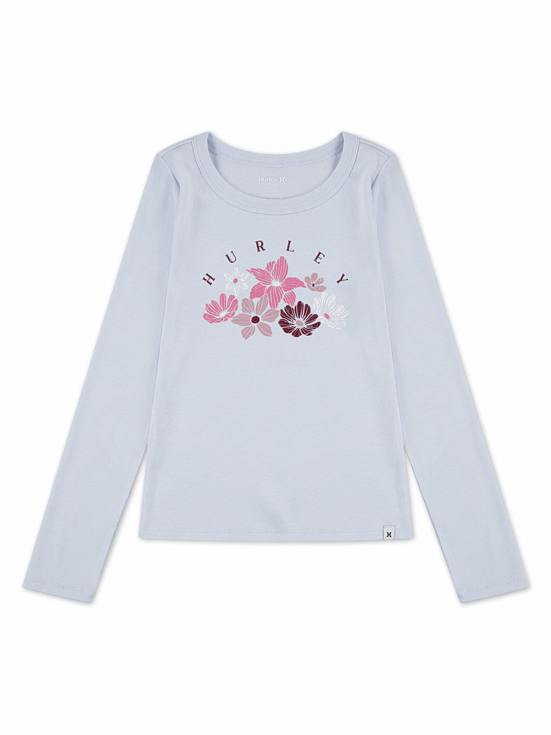 Girls' Floral Tee | Hurley Moonstone Blue Girls' Tops