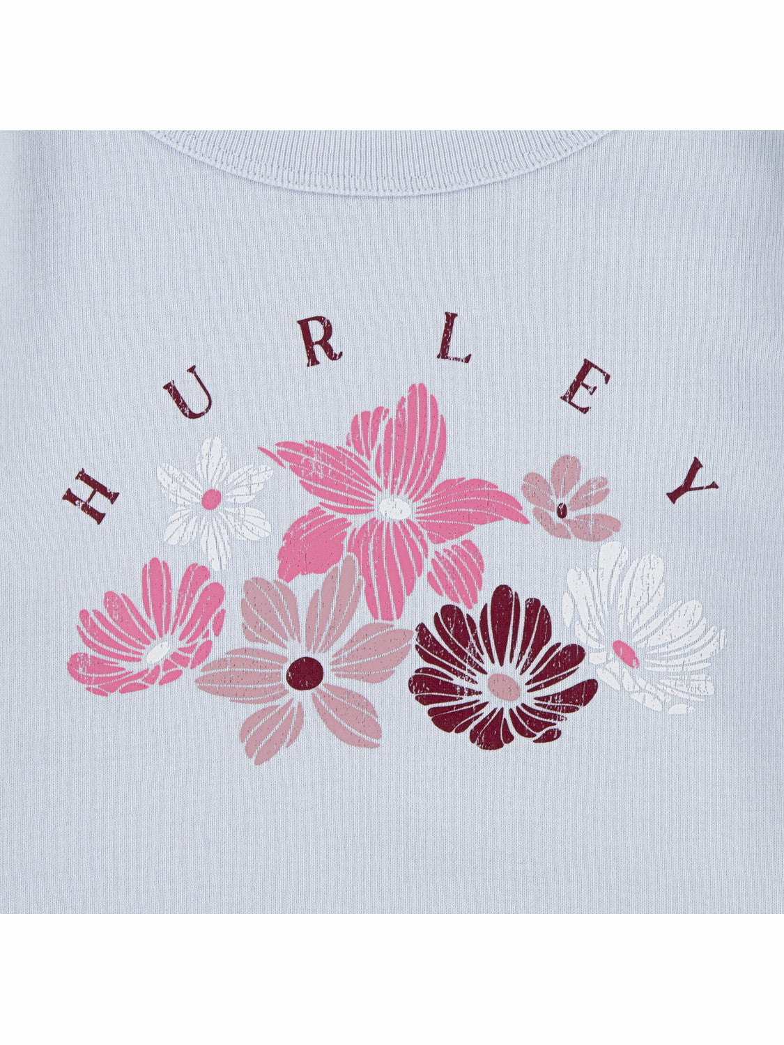 Girls' Floral Tee | Hurley Moonstone Blue Girls' Tops