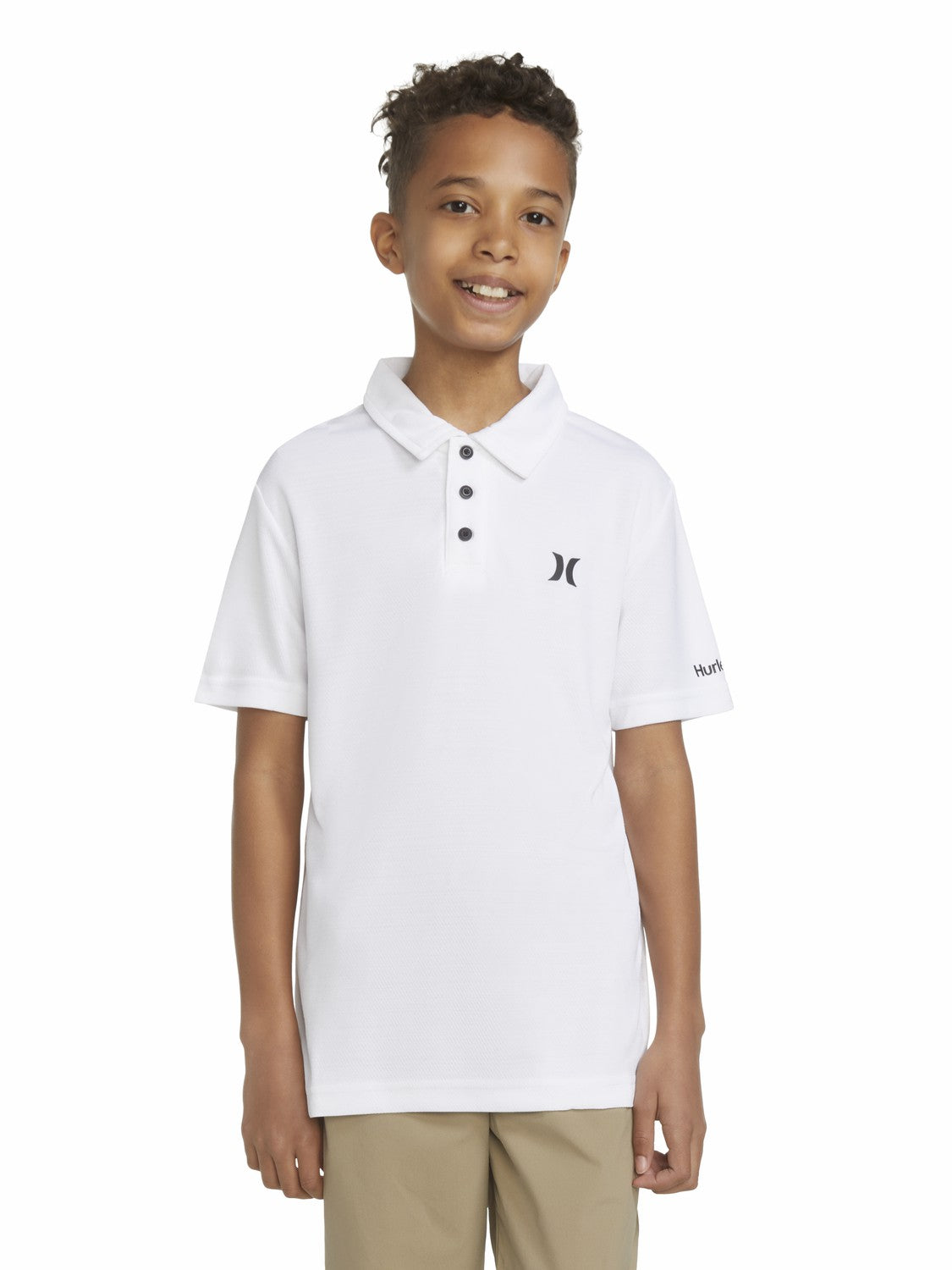 Boys' H2O-Dri Belmont Polo | Hurley White Boys' Tops