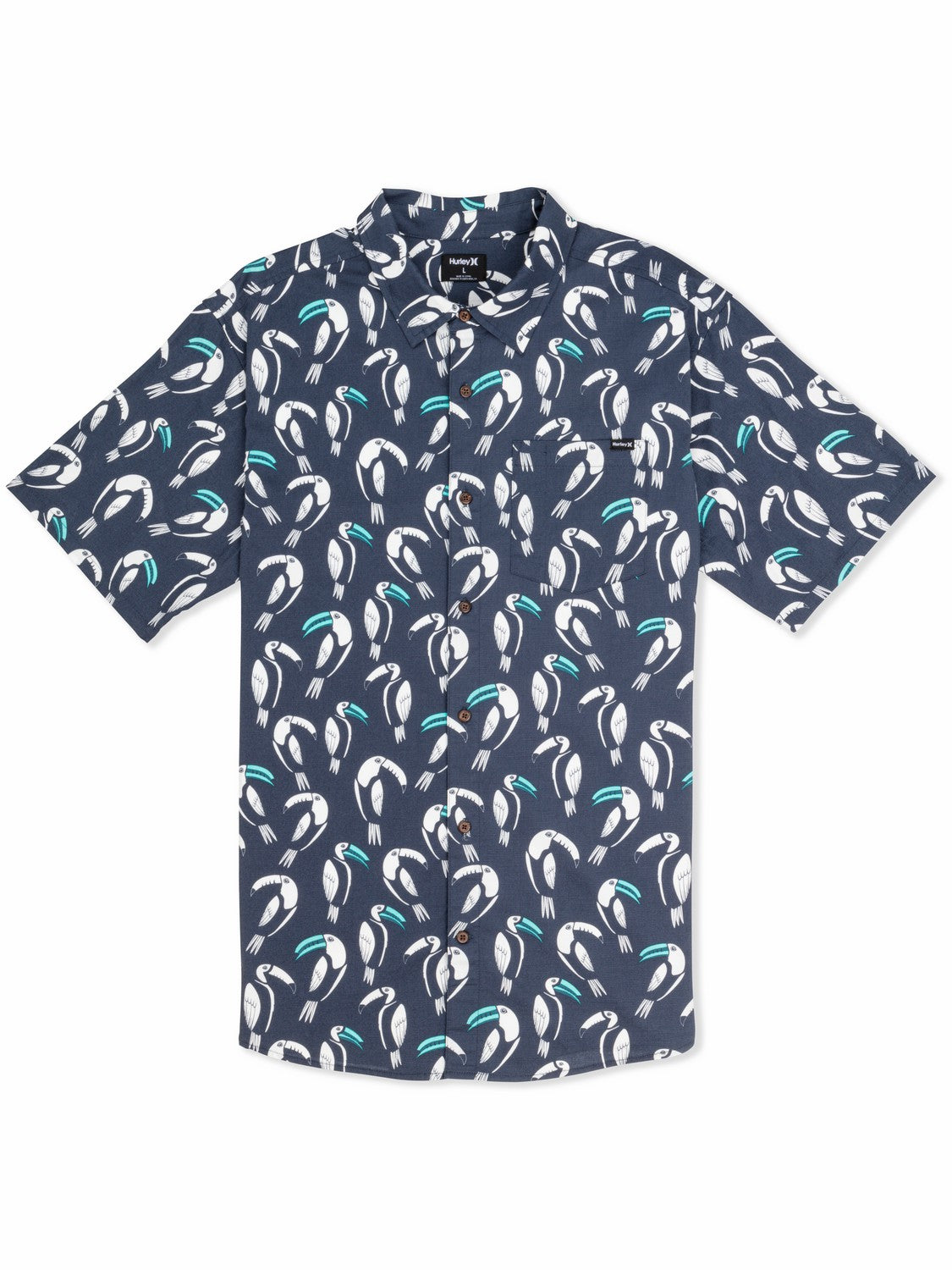 One & Only Lido Stretch Short Sleeve Shirt | Hurley GREY Sale Shirts