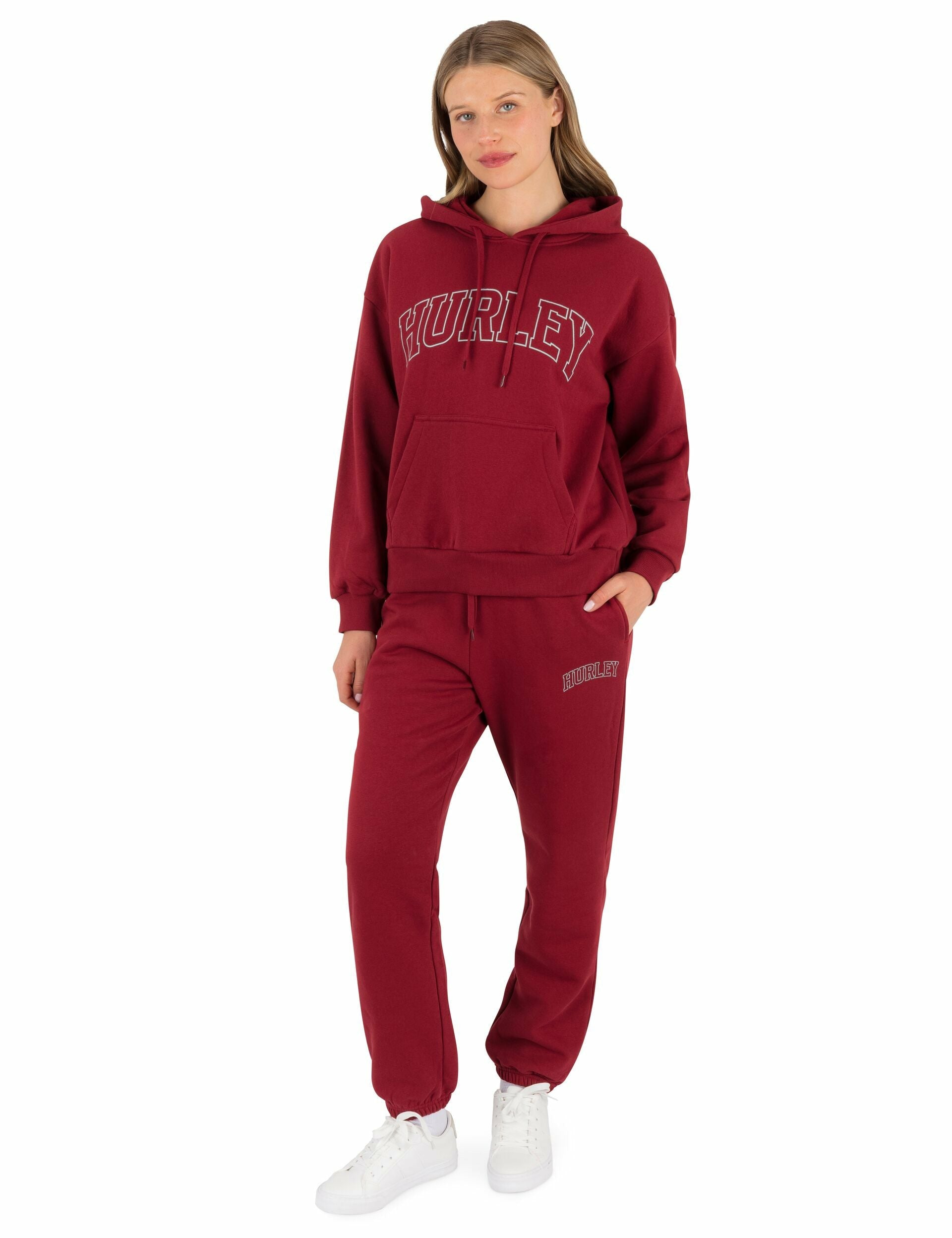 Varsity Hoodie | Hurley Sun-Dried Tomato Sale Tops