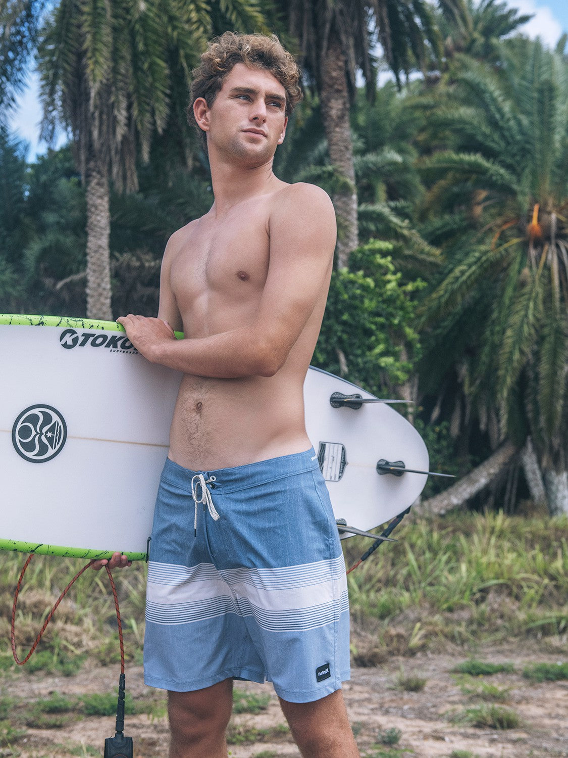 Phantom Eco Classic Slub Zip 18" | Hurley Worker Blue Boardshorts