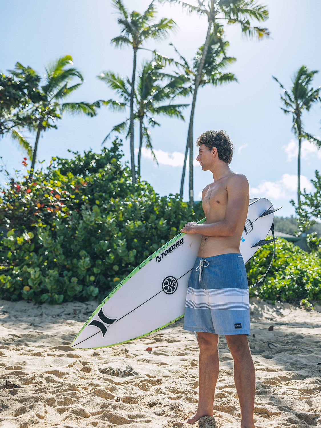 Phantom Eco Classic Slub Zip 18" | Hurley Worker Blue Boardshorts
