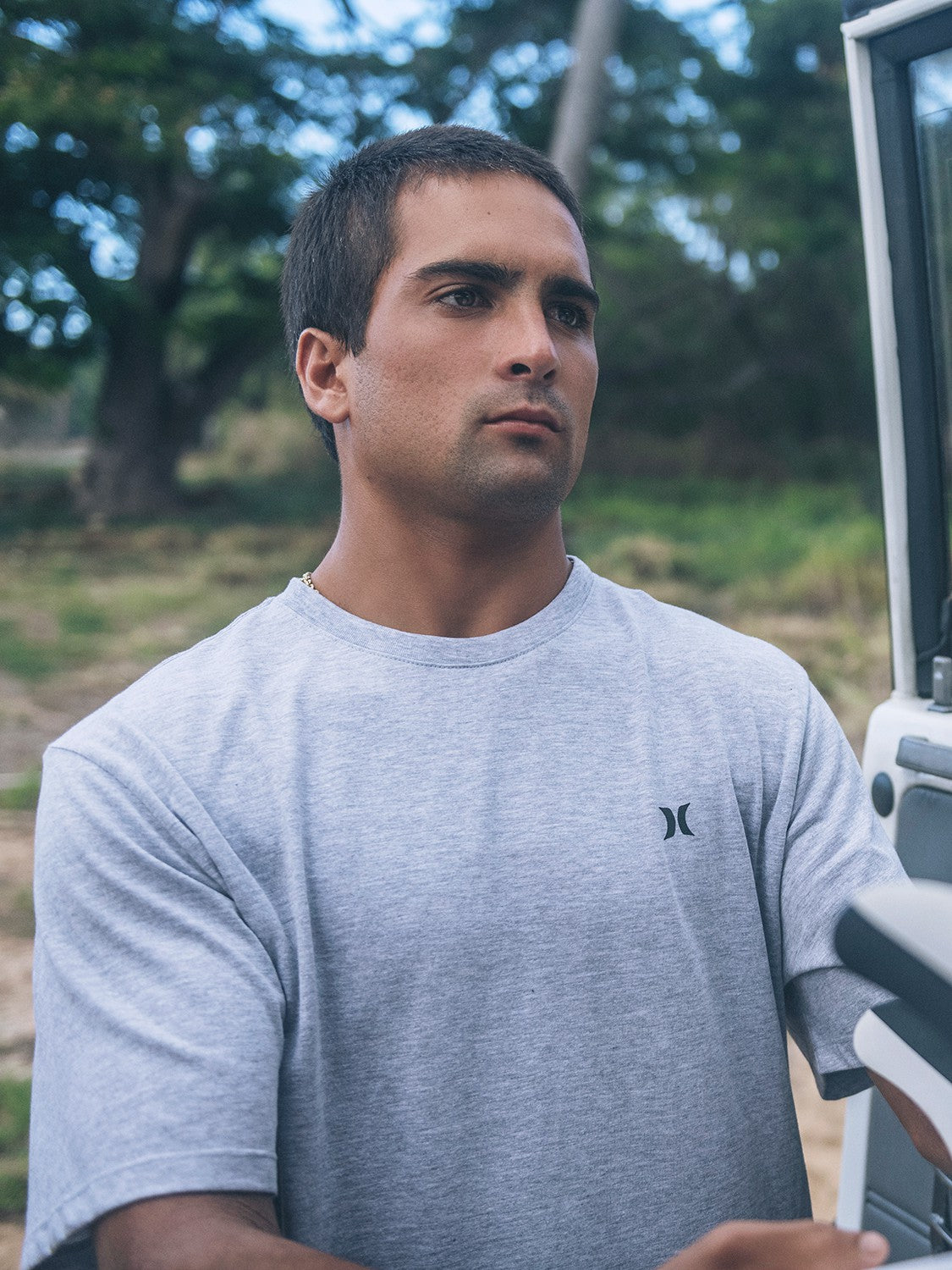 Icon Tee Short Sleeve | Hurley Dark Grey Heather T-Shirts