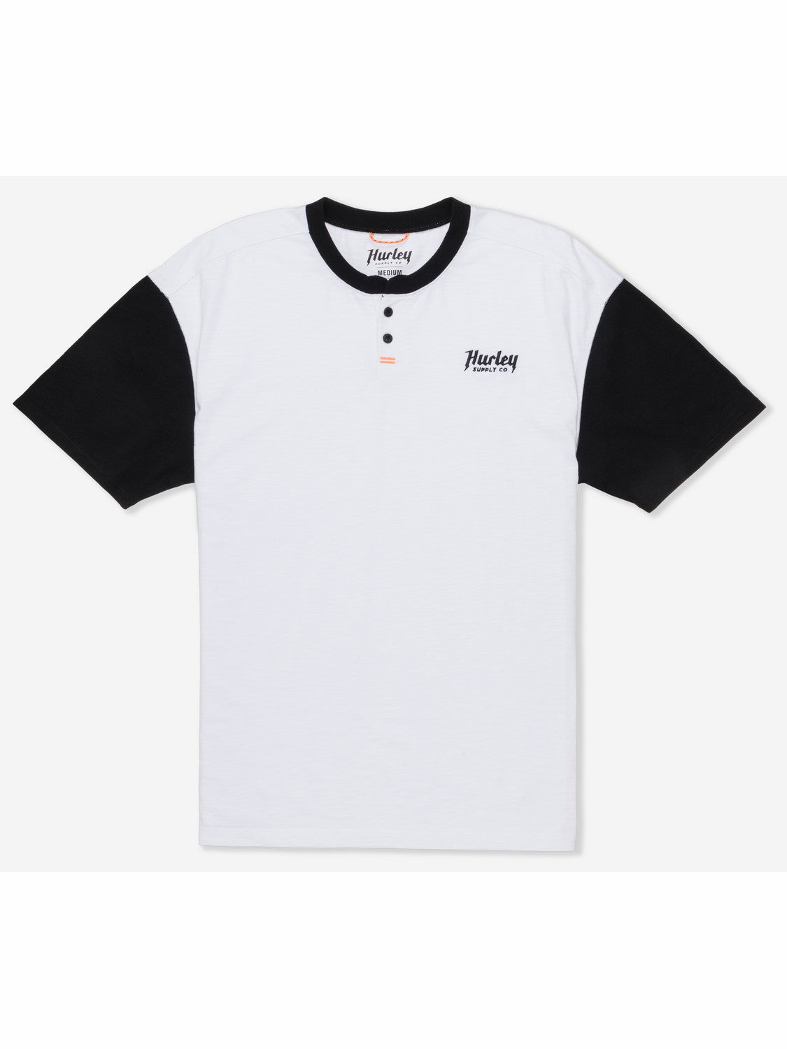 Merchant Henley Short Sleeve | Hurley White T-Shirts