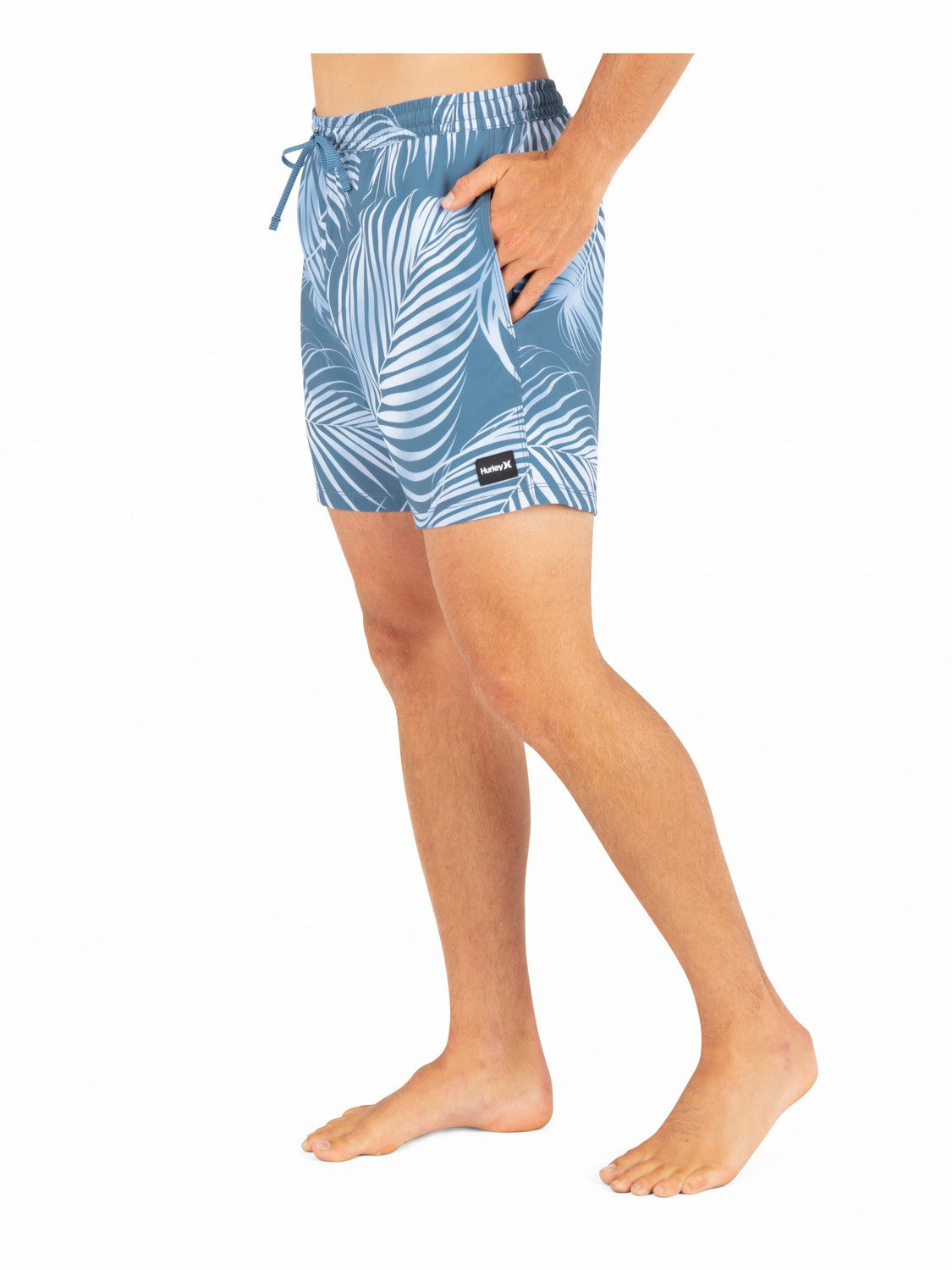 Cannonball Lined Volley 17" | Hurley Grey Teal Boardshorts