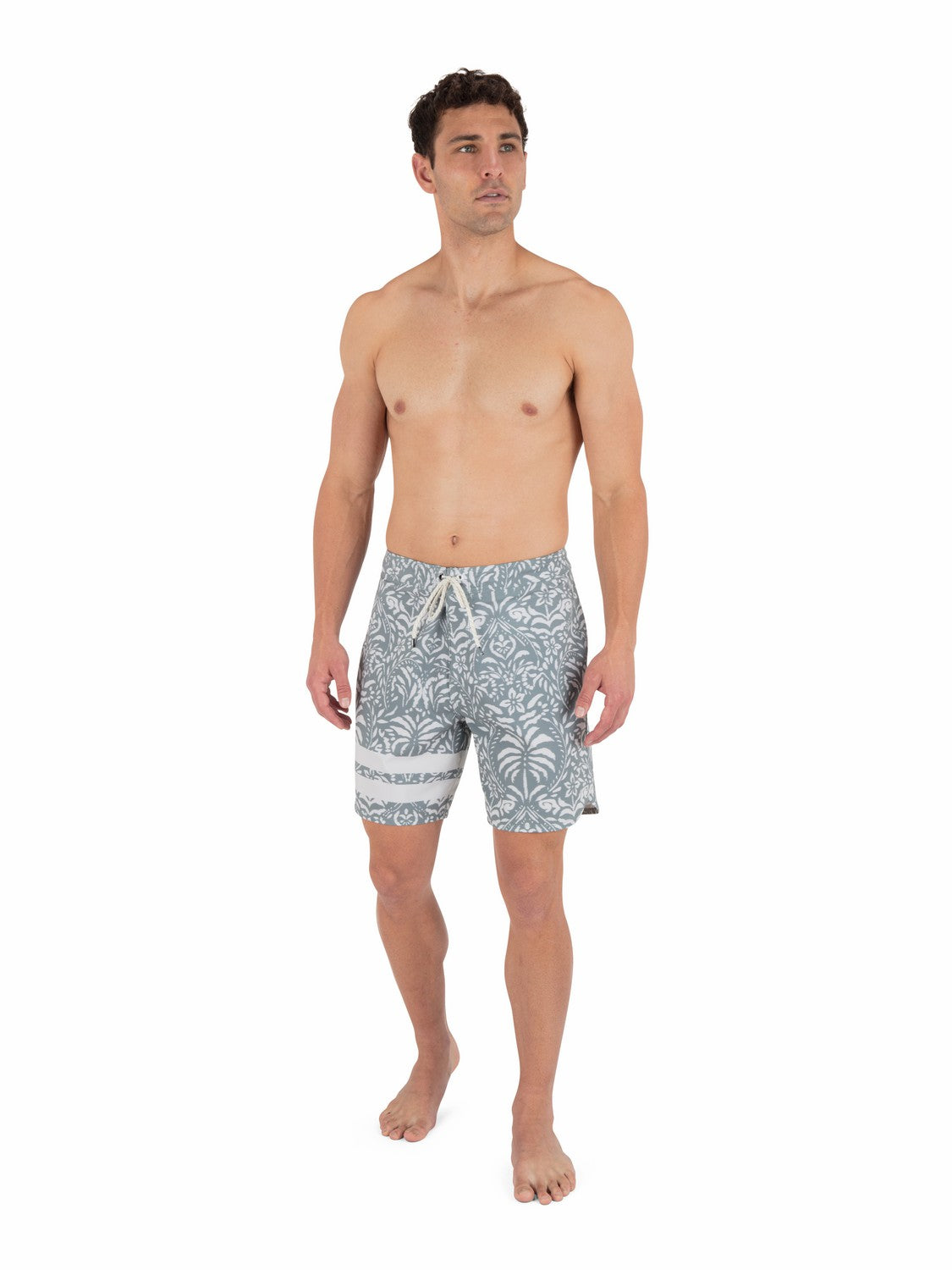 Phantom Eco Block Party Engineered Boardshort 18" | Hurley Great White Boardshorts