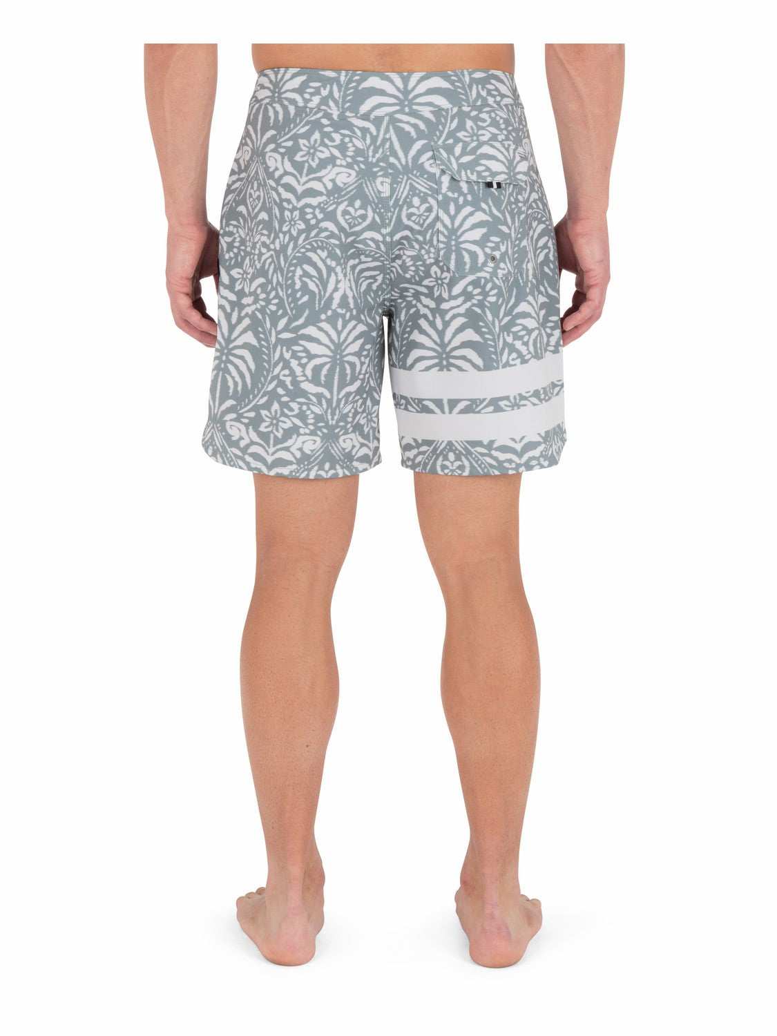 Phantom Eco Block Party Engineered Boardshort 18" | Hurley Great White Boardshorts