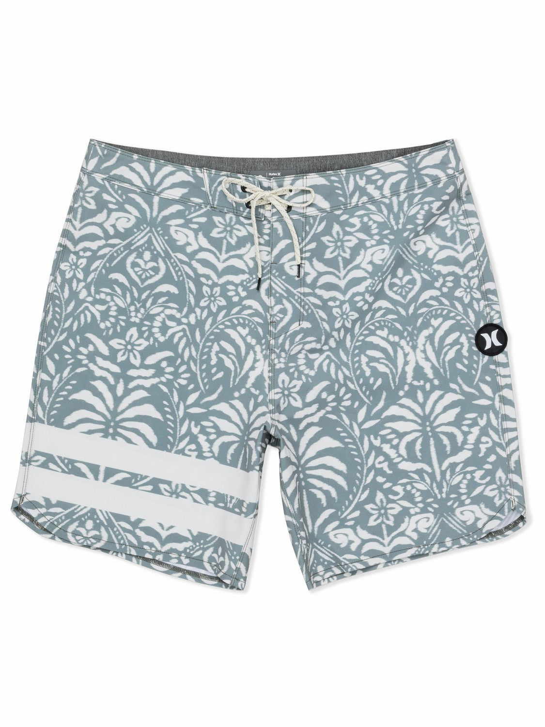 Phantom Eco Block Party Engineered Boardshort 18" | Hurley Great White Boardshorts