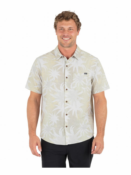 Newport Stretch Short Sleeve | Hurley Hazelnut Button Downs