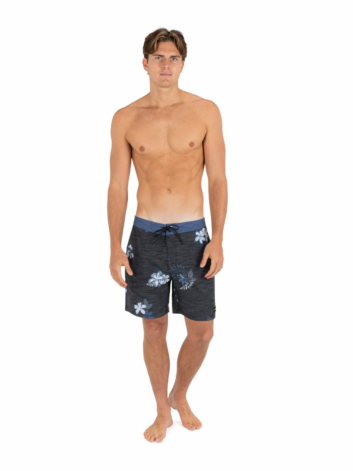 Phantom Eco Classic Slub Zip 18" | Hurley Black Combo Boardshorts