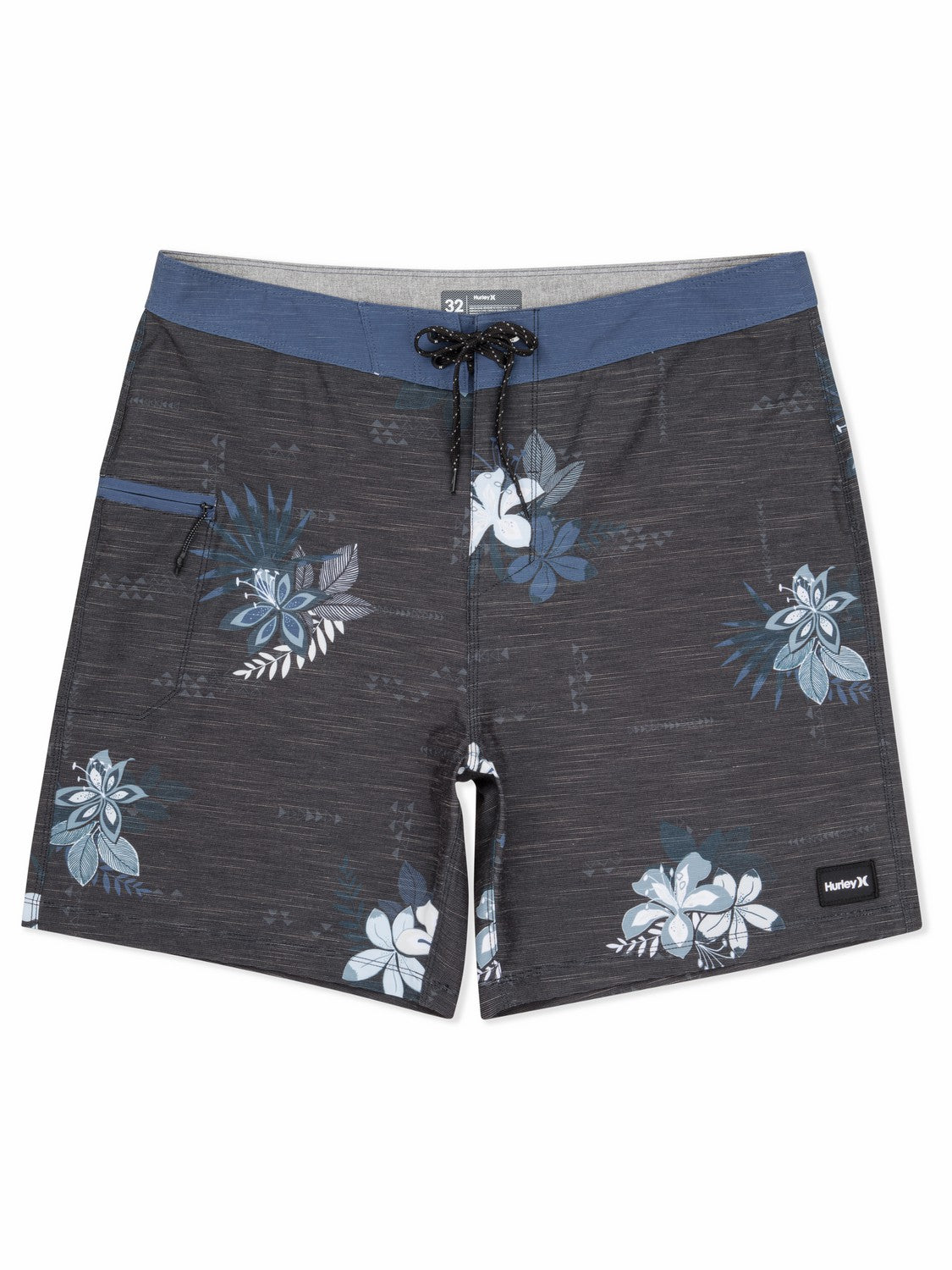 Phantom Eco Classic Slub Zip 18" | Hurley Black Combo Boardshorts
