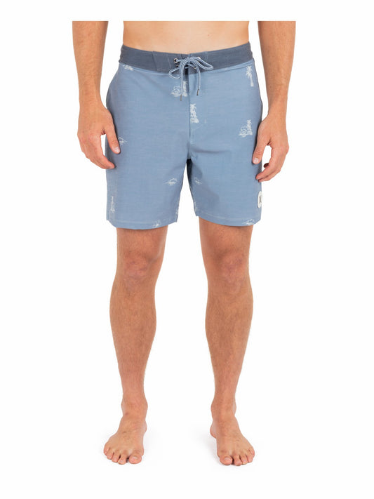 Phantom Naturals Tailgate 18" | Hurley Worker Blue Combo Boardshorts
