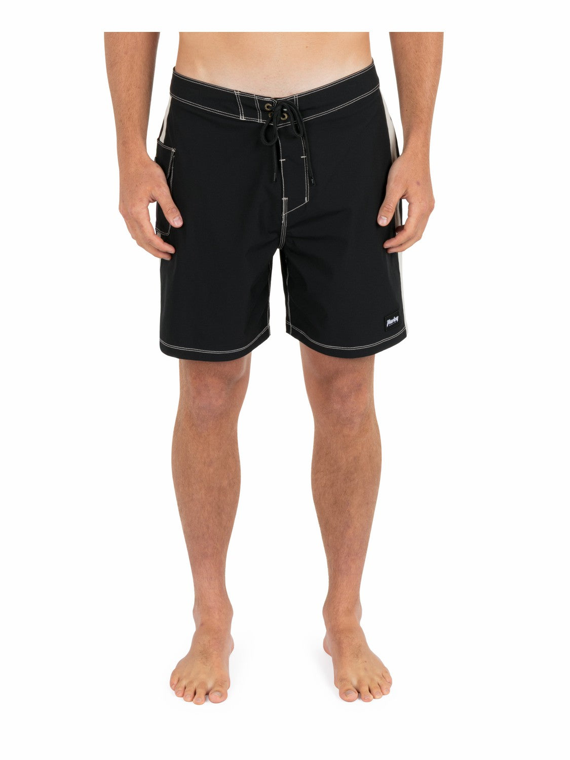 Built Thalia 18" | Hurley Black Boardshorts