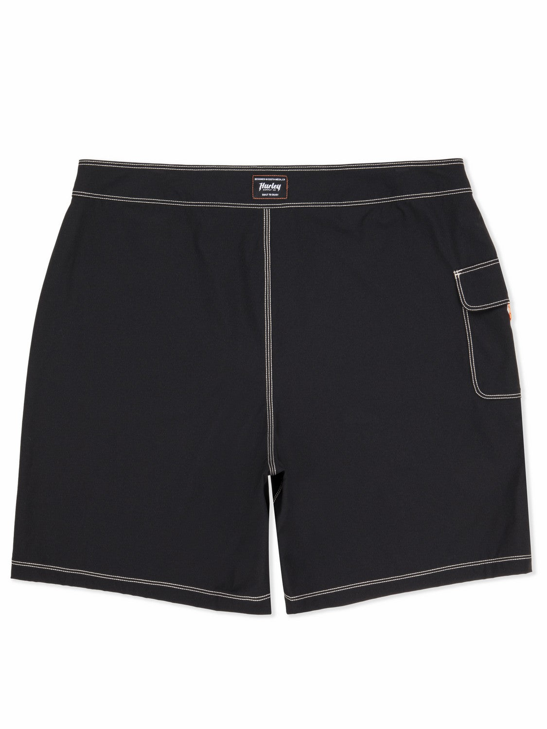 Built Thalia 18" | Hurley Black Boardshorts