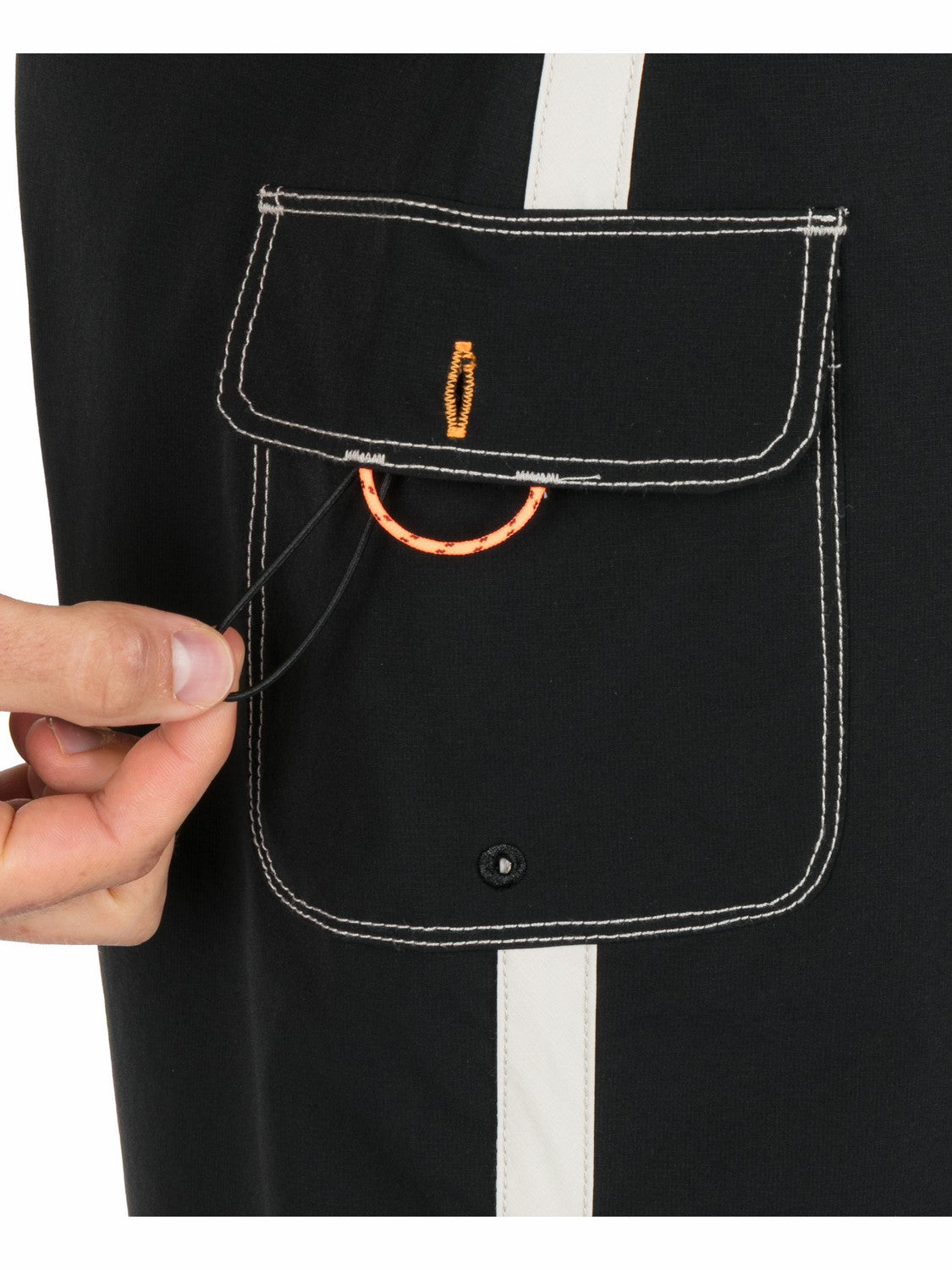 Built Thalia 18" | Hurley Black Boardshorts