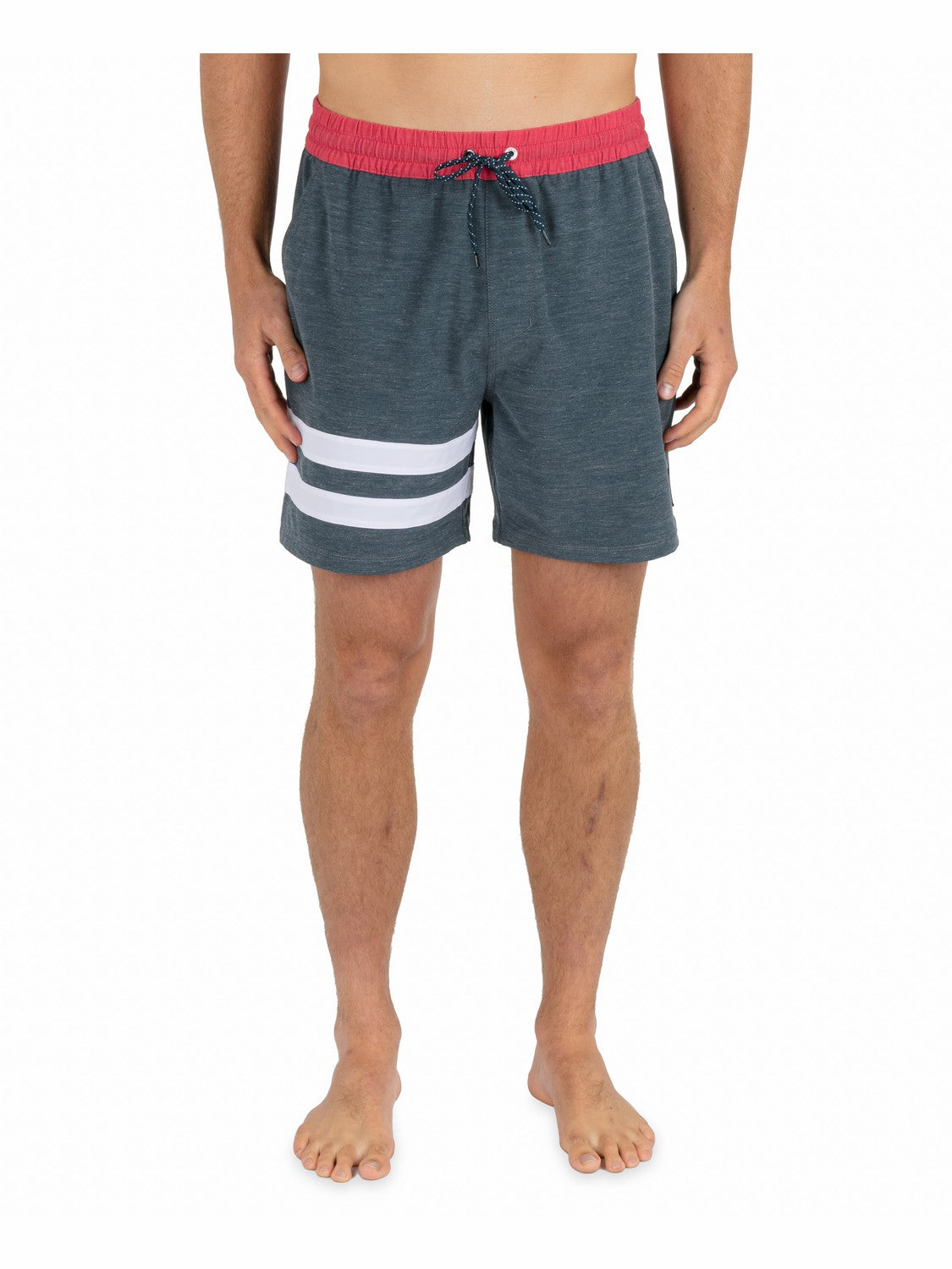 Phantom Eco Block Party Volley 17" | Hurley Armored Navy Boardshorts