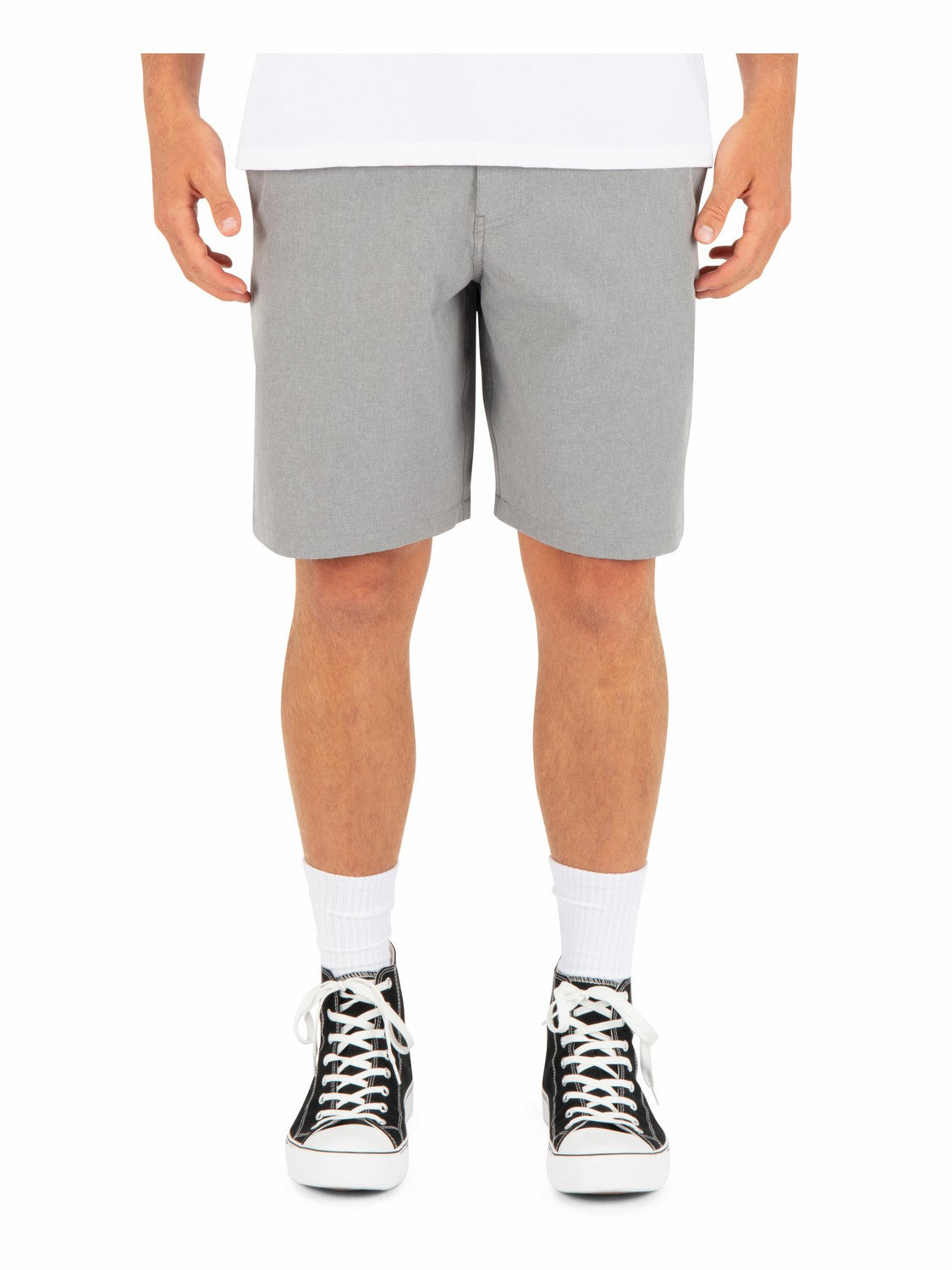 Phantom Microcheck Walkshort 20" | Hurley Black Shorts