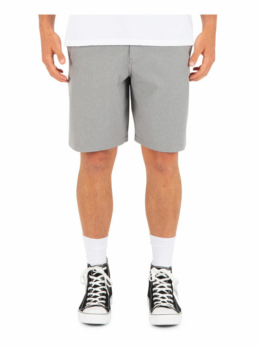 Phantom Microcheck Walkshort 20" | Hurley Black Shorts