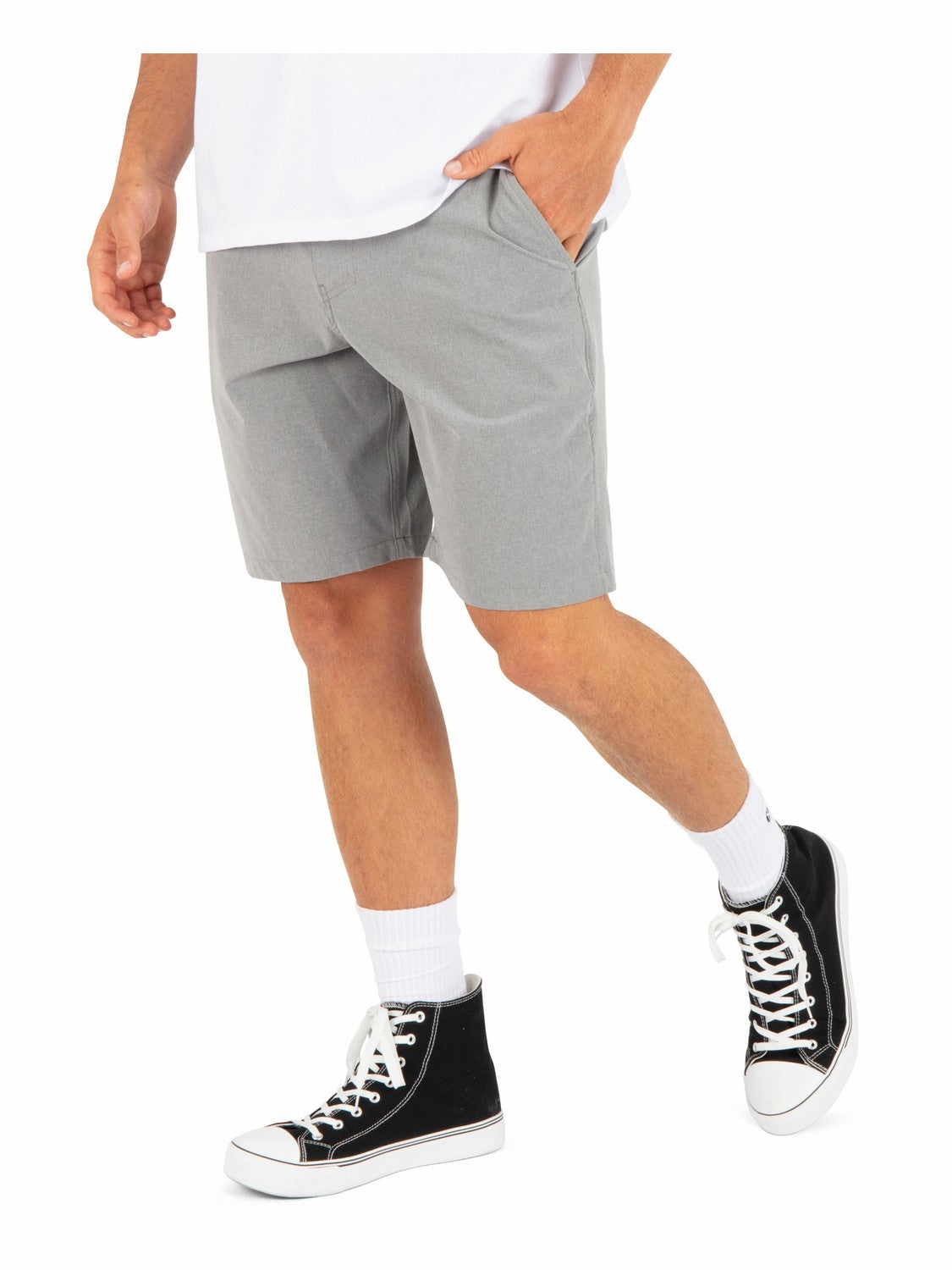 Phantom Microcheck Walkshort 20" | Hurley Black Shorts