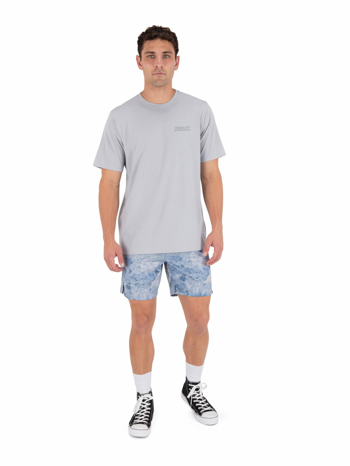 H2O Dri Trek Stretch 7" | Hurley Obsidian Shorts