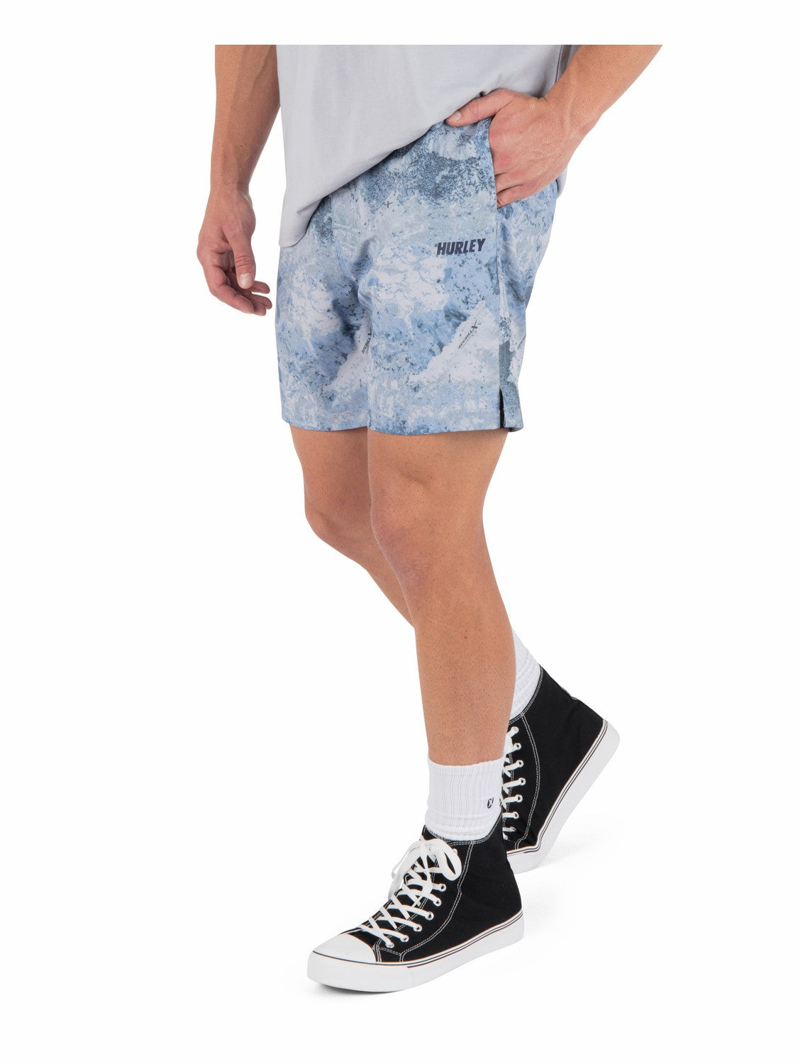 H2O Dri Trek Stretch 7" | Hurley Obsidian Shorts