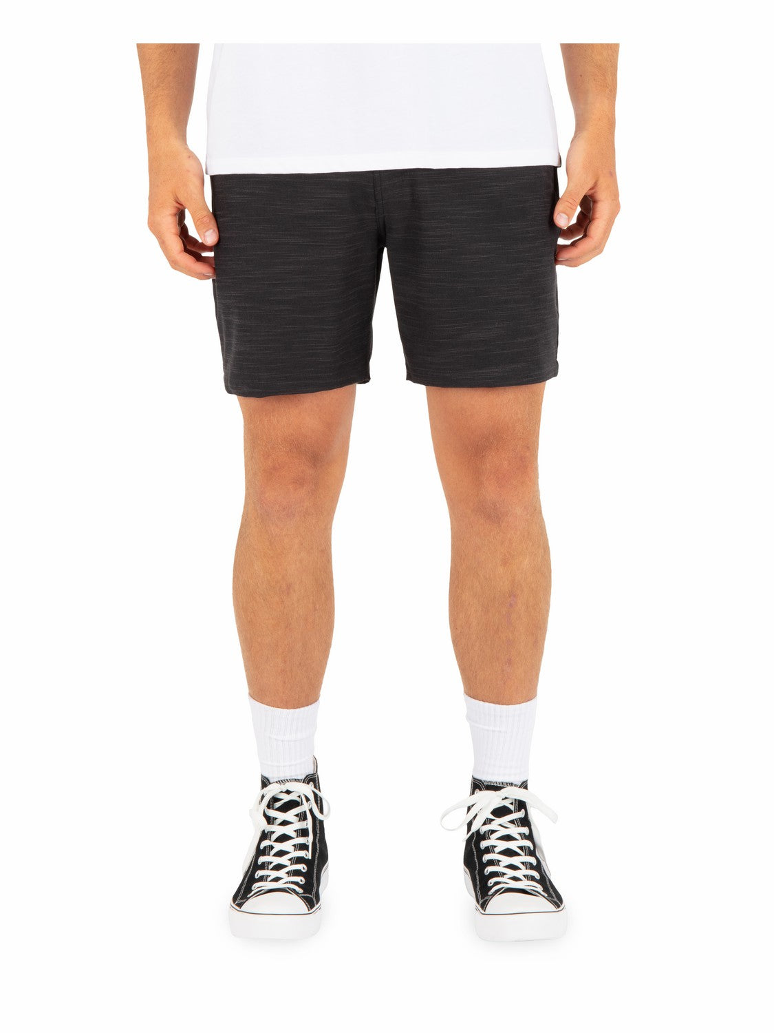 Phantom Slub 3/4 Waistband 18" | Hurley BLACK Shorts