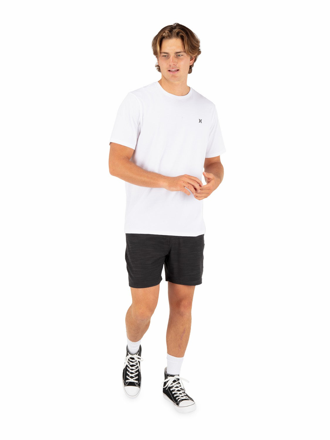 Phantom Slub 3/4 Waistband 18" | Hurley BLACK Shorts
