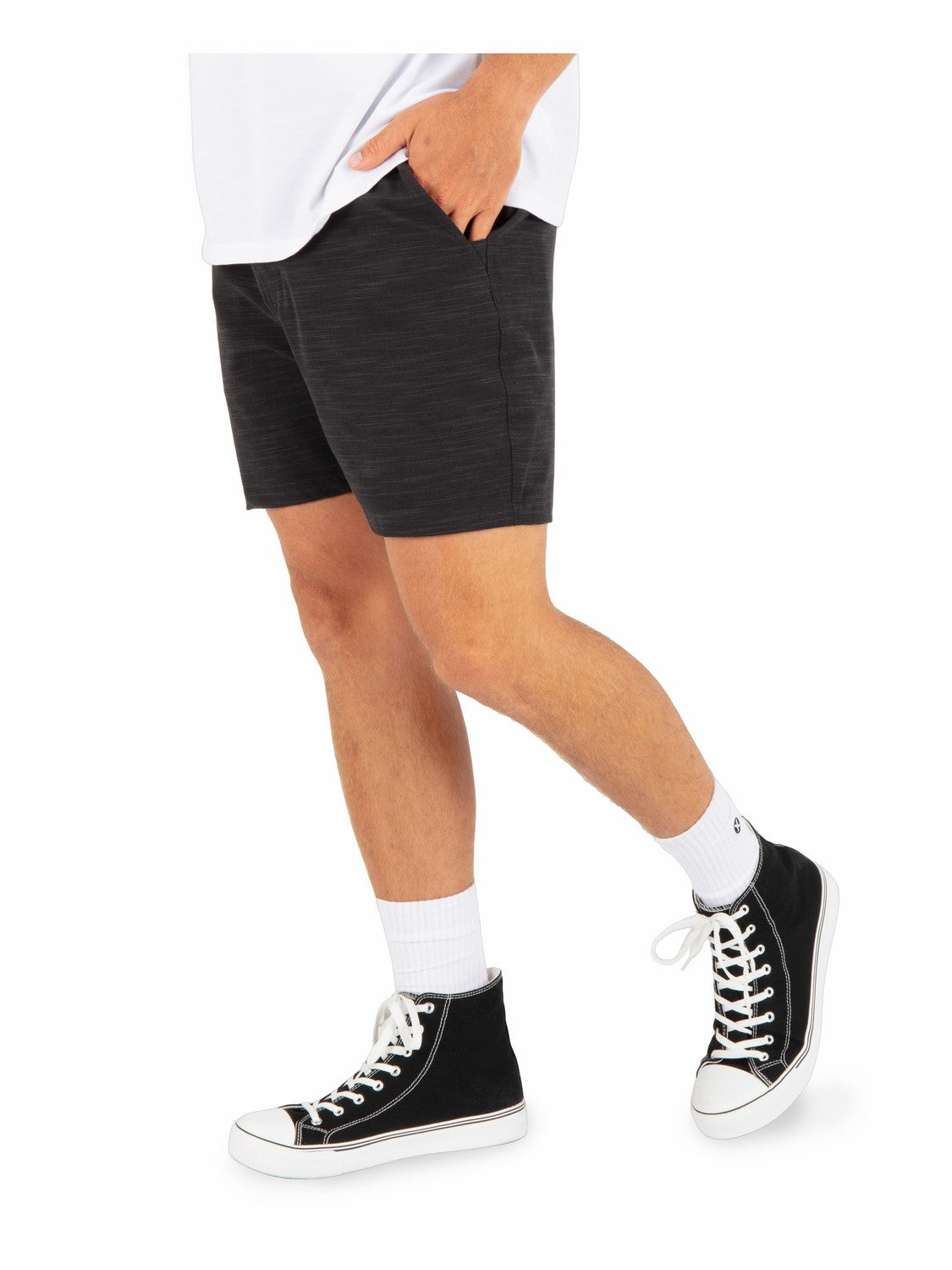 Phantom Slub 3/4 Waistband 18" | Hurley BLACK Shorts